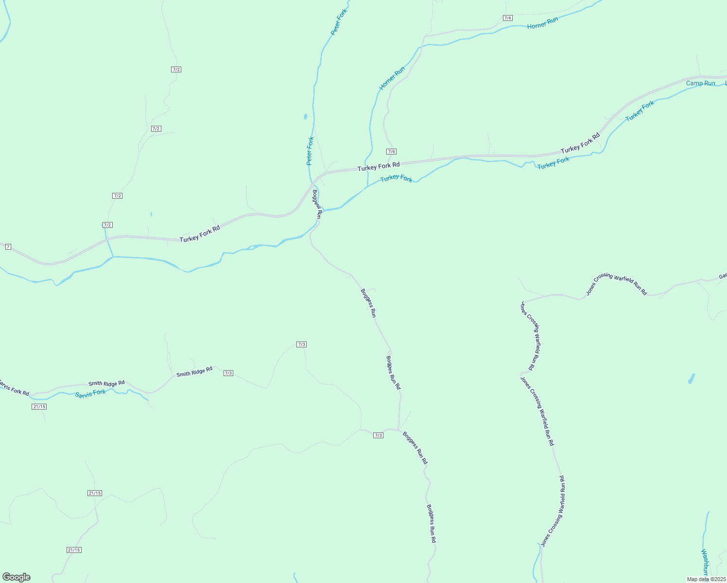 map of restaurants, bars, coffee shops, grocery stores, and more near 696 Burnems Run Road in Sandyville