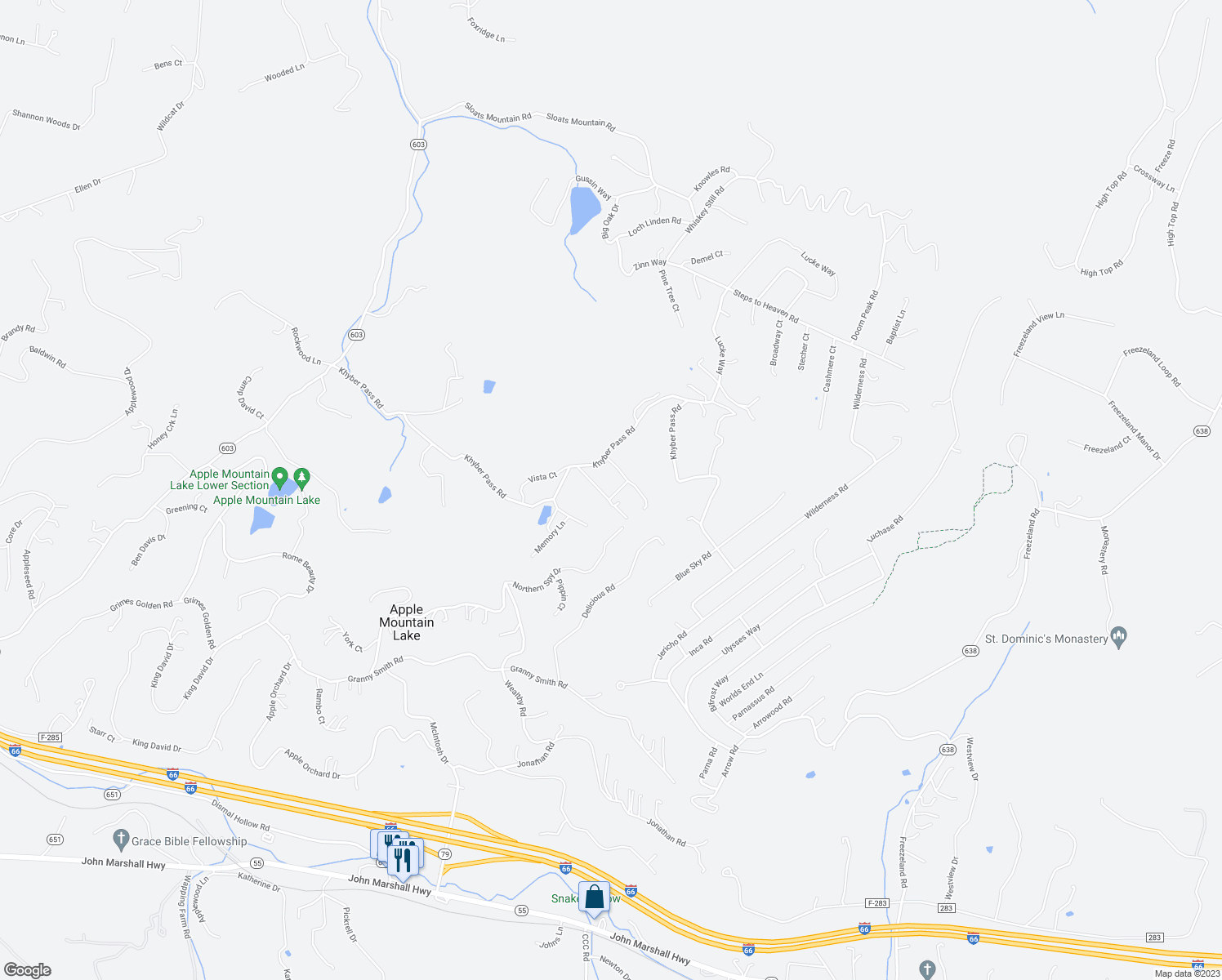 map of restaurants, bars, coffee shops, grocery stores, and more near 21 Beyond Tomorrow Way in Linden