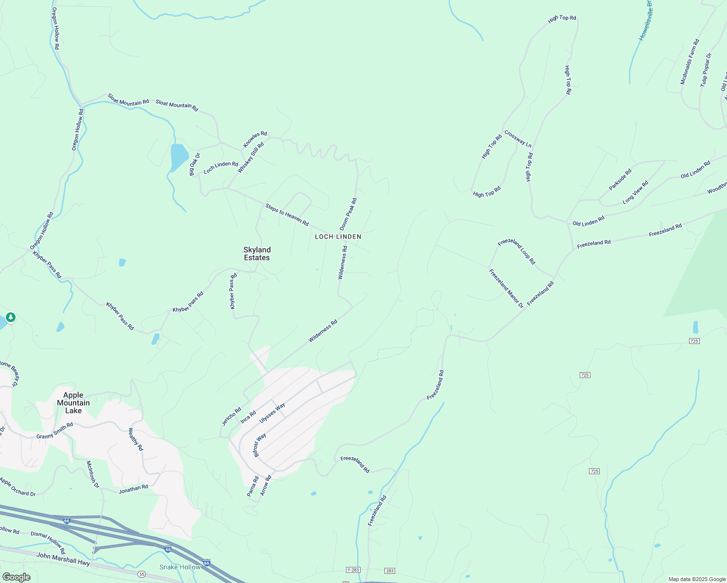 map of restaurants, bars, coffee shops, grocery stores, and more near 708 Wilderness Rd in Linden