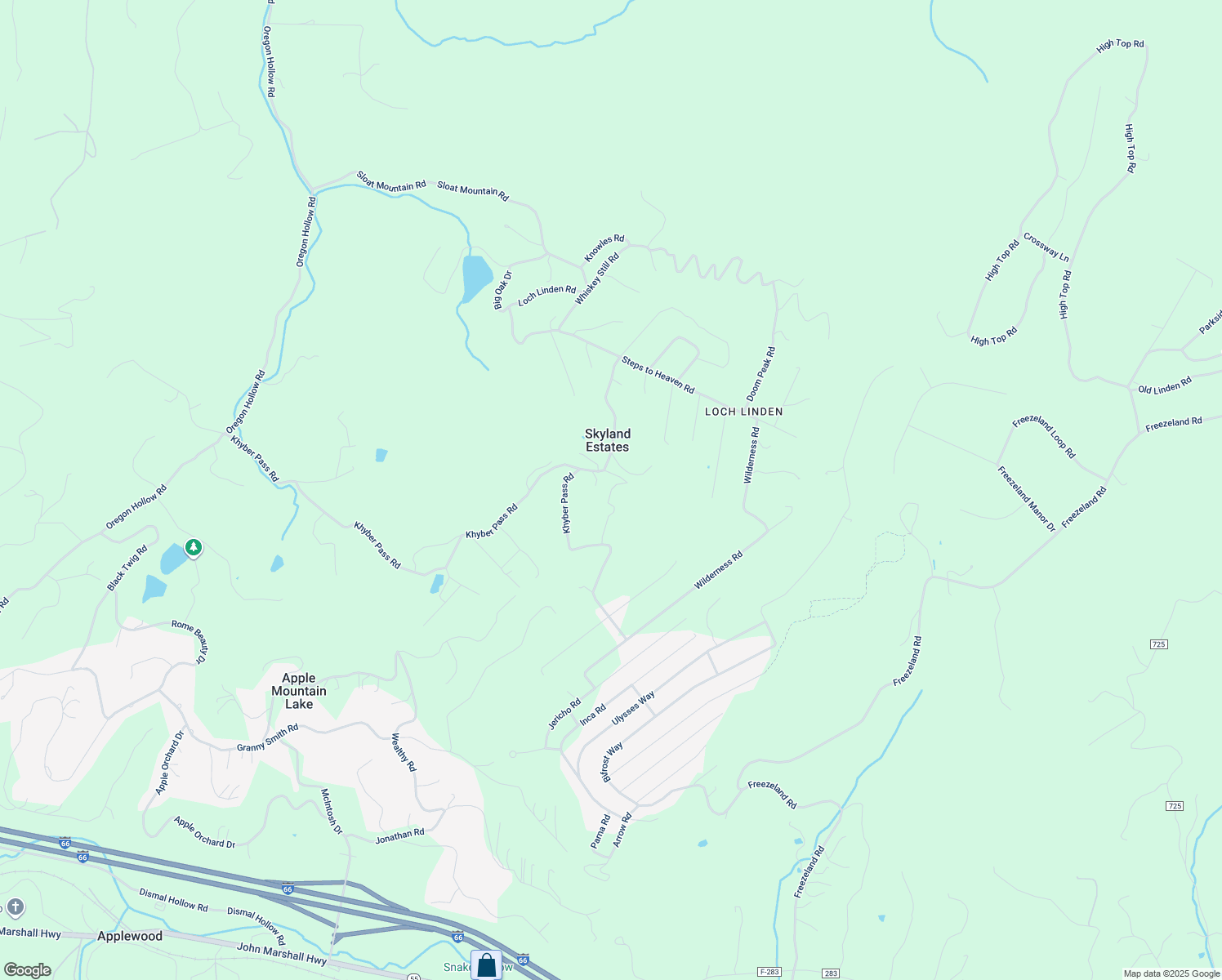 map of restaurants, bars, coffee shops, grocery stores, and more near 78 Devils River Road in Linden