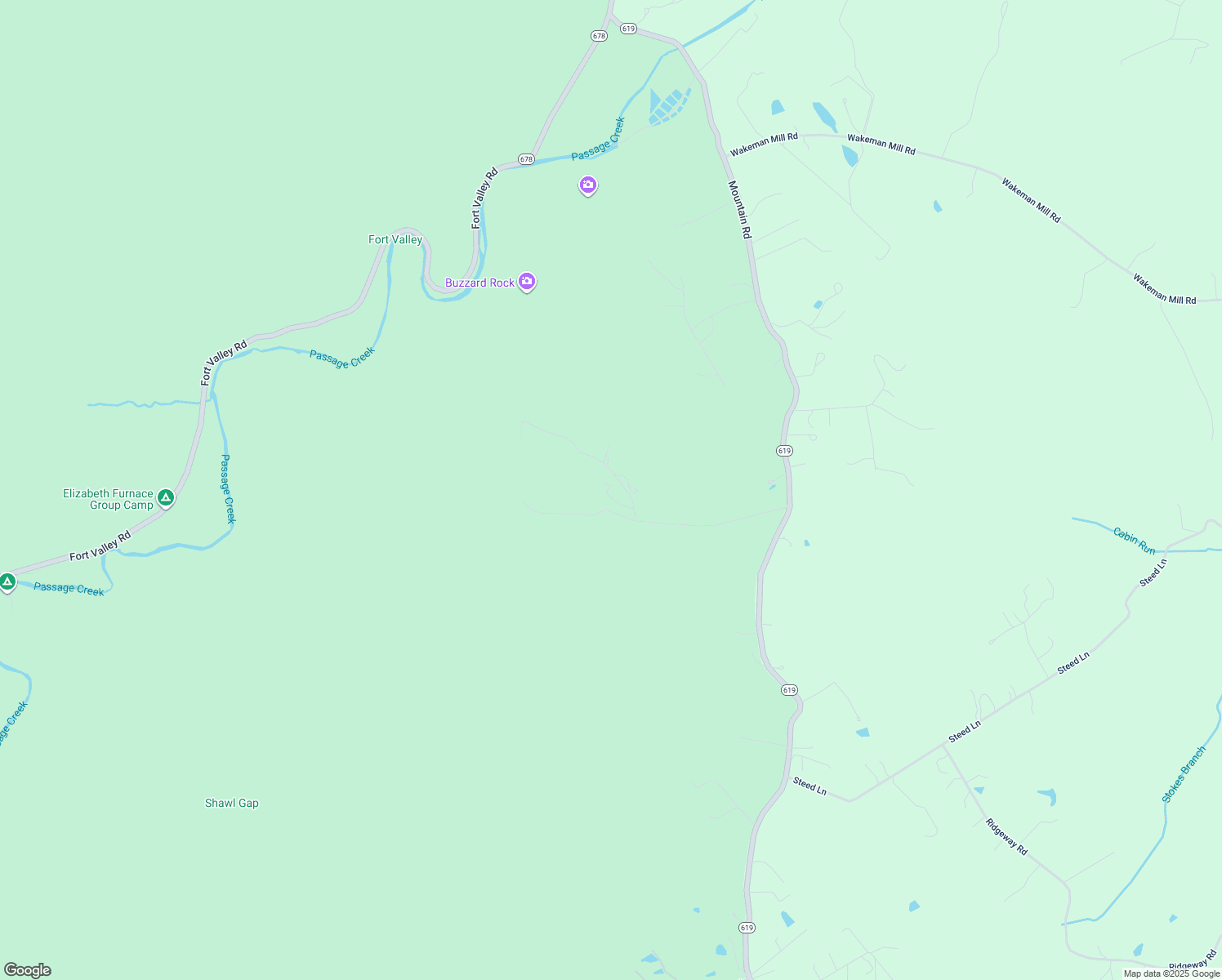 map of restaurants, bars, coffee shops, grocery stores, and more near 35 Blair Road in Front Royal