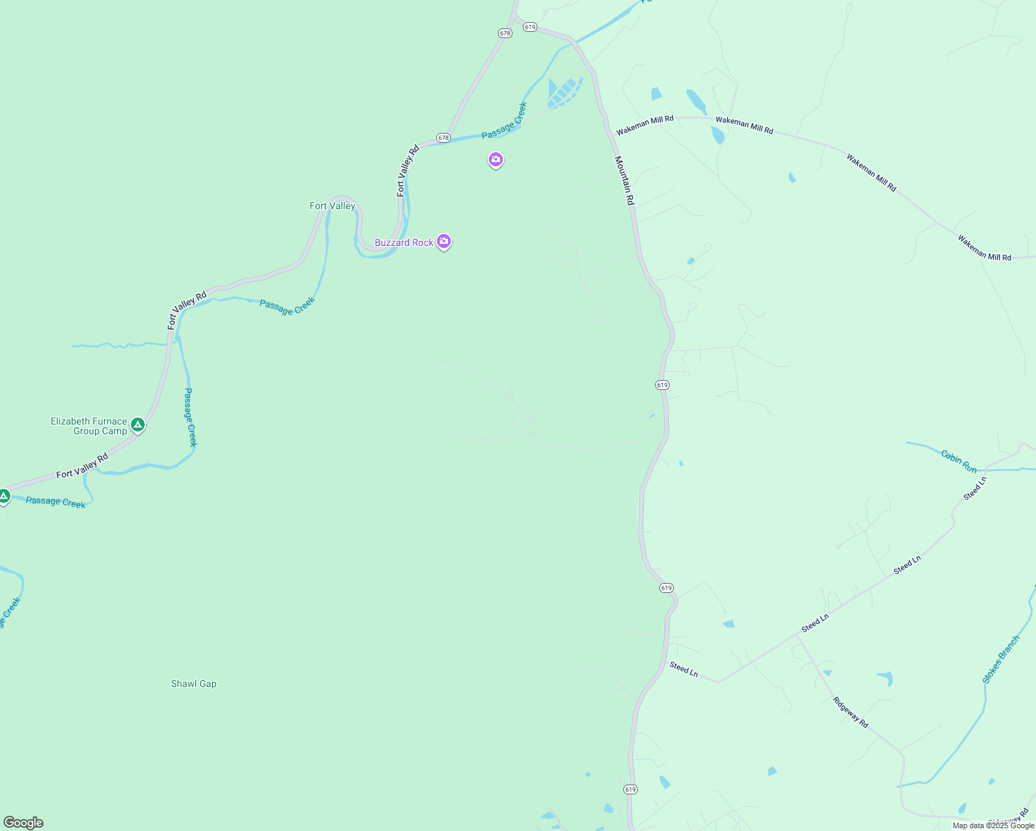 map of restaurants, bars, coffee shops, grocery stores, and more near 35 Blair Road in Front Royal