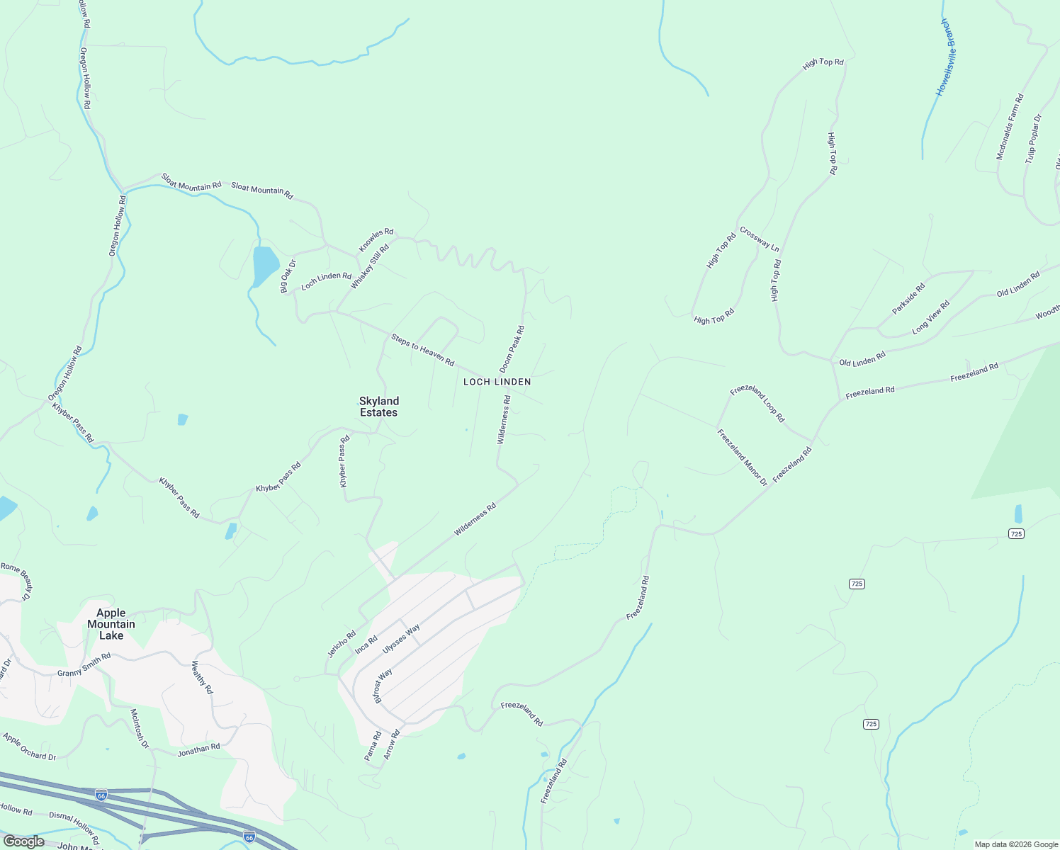 map of restaurants, bars, coffee shops, grocery stores, and more near 956 Wilderness Road in Linden