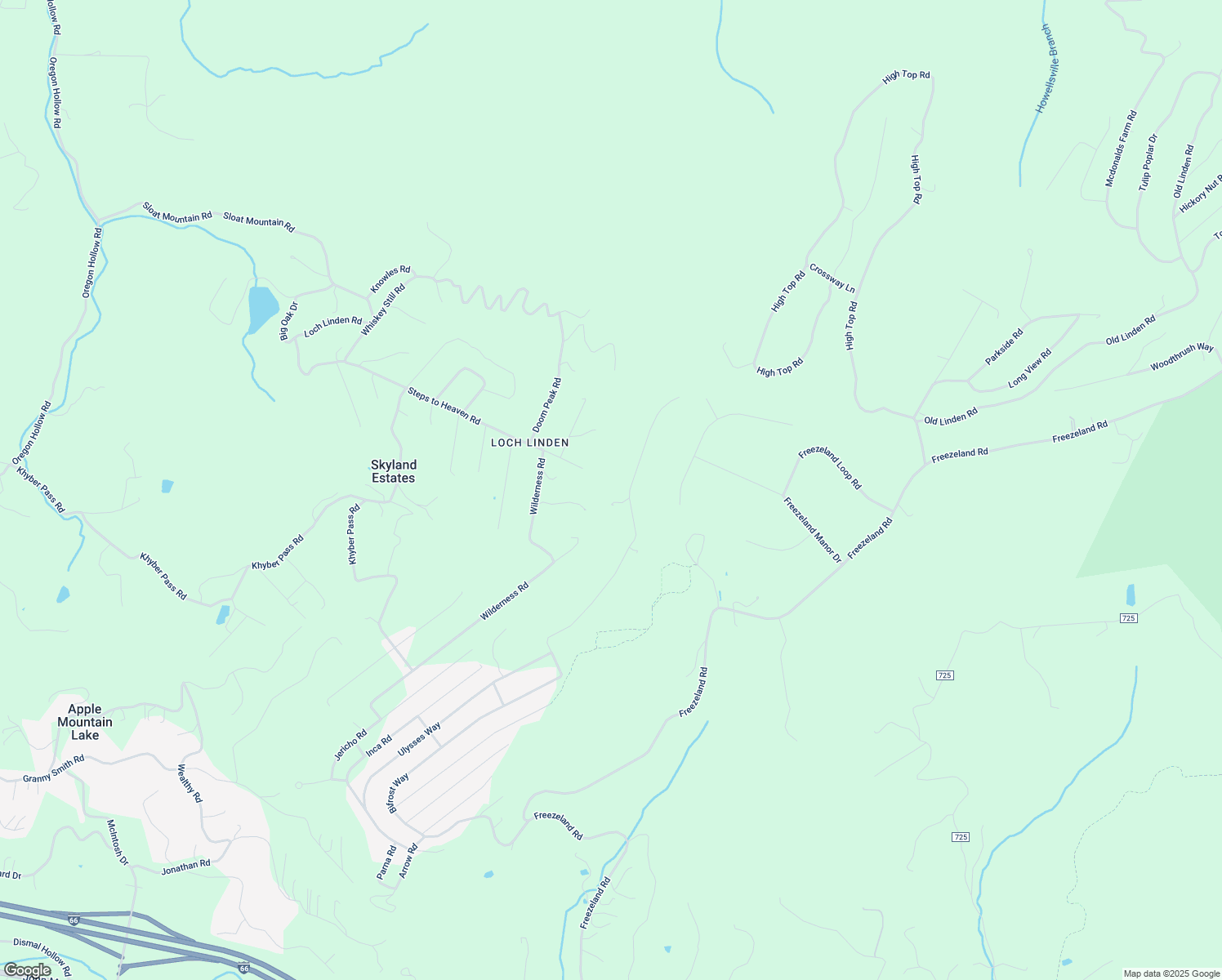 map of restaurants, bars, coffee shops, grocery stores, and more near 623 Luchase Road in Linden