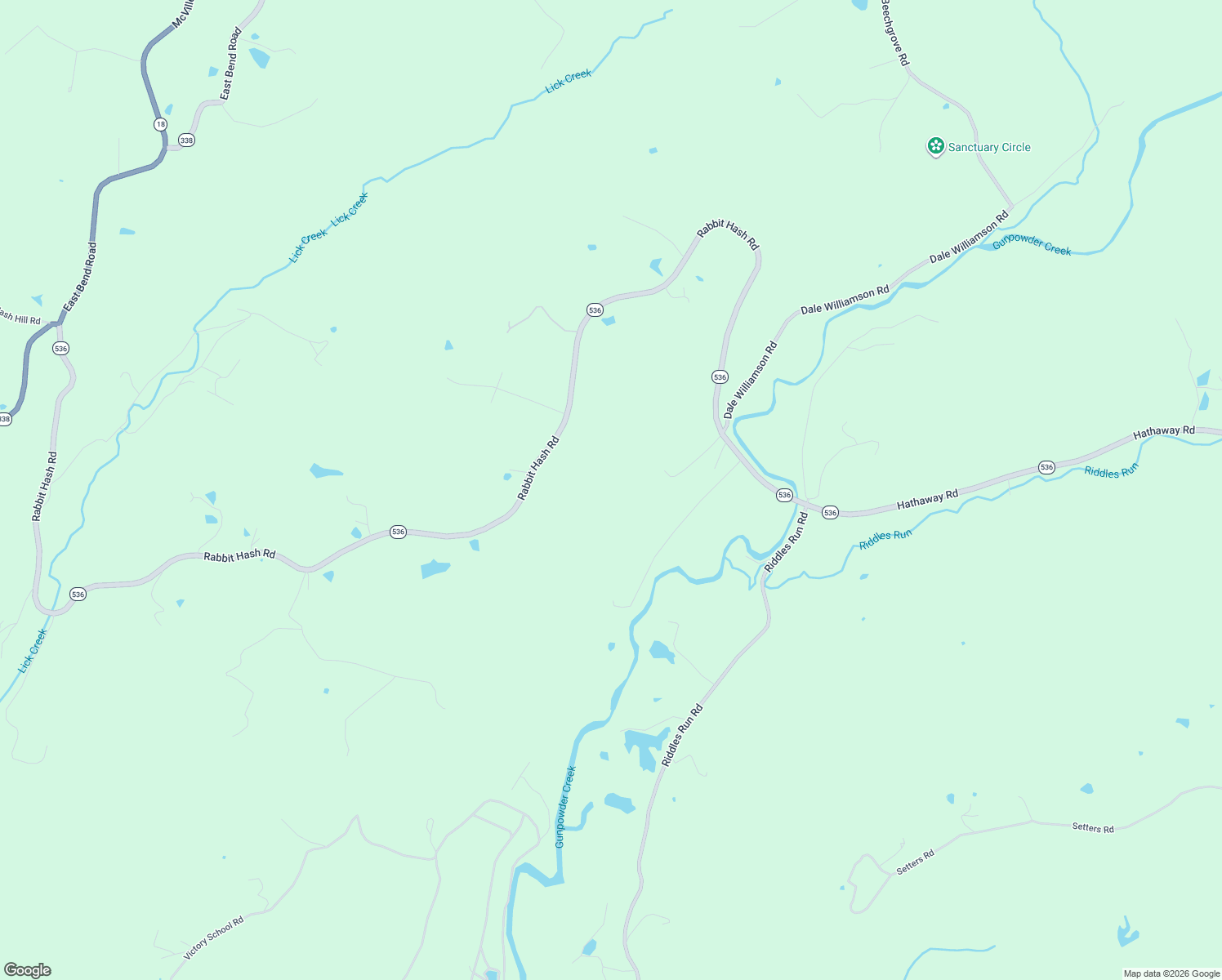 map of restaurants, bars, coffee shops, grocery stores, and more near 4695 Rabbit Hash Road in Union