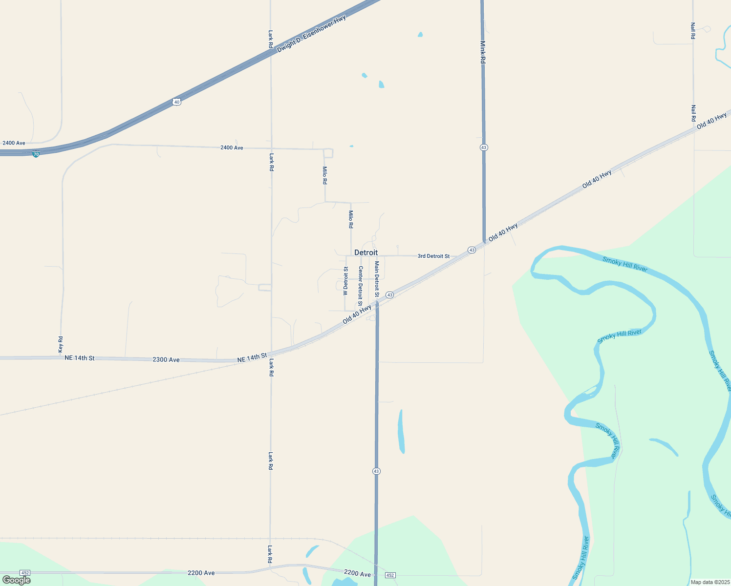 map of restaurants, bars, coffee shops, grocery stores, and more near 2330 Center Detroit Street in Abilene
