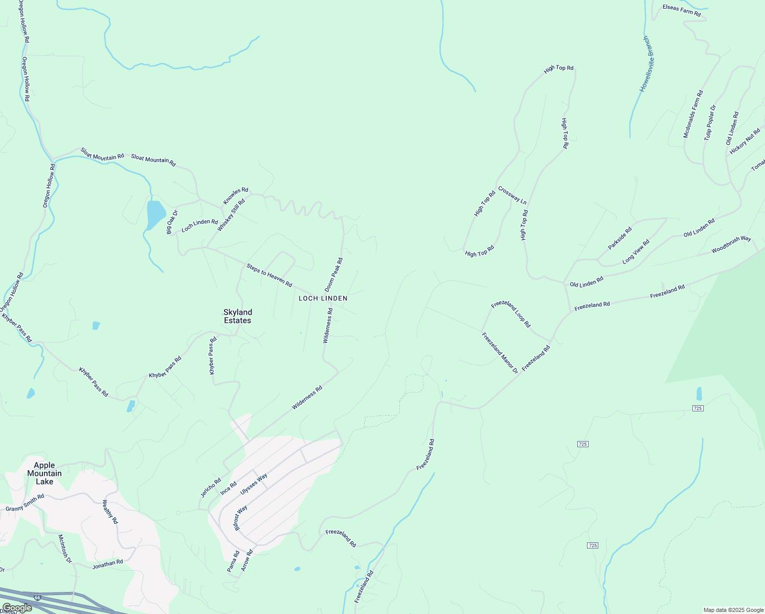 map of restaurants, bars, coffee shops, grocery stores, and more near 715 Luchase Road in Linden