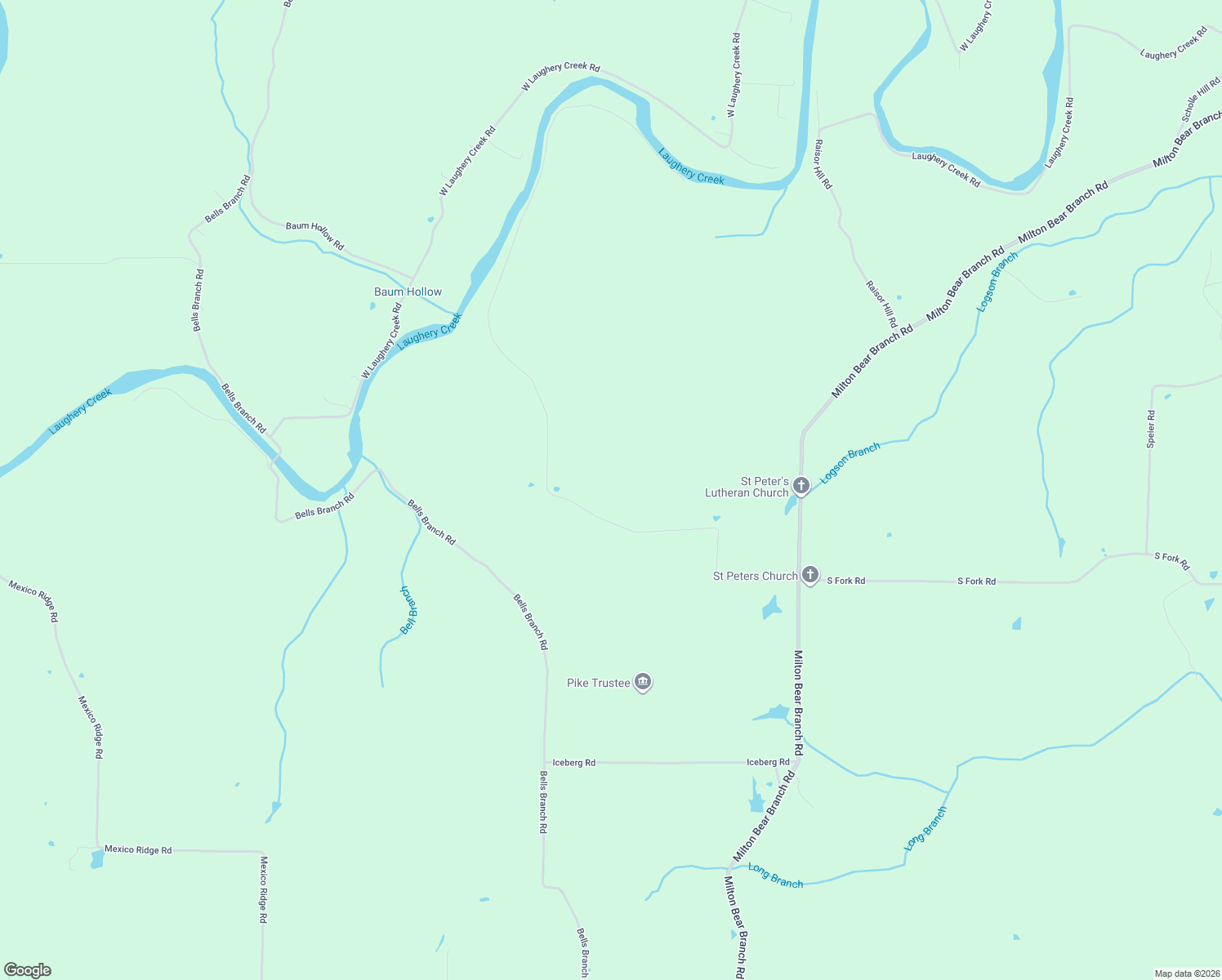 map of restaurants, bars, coffee shops, grocery stores, and more near 4444 Pate Road in Dillsboro