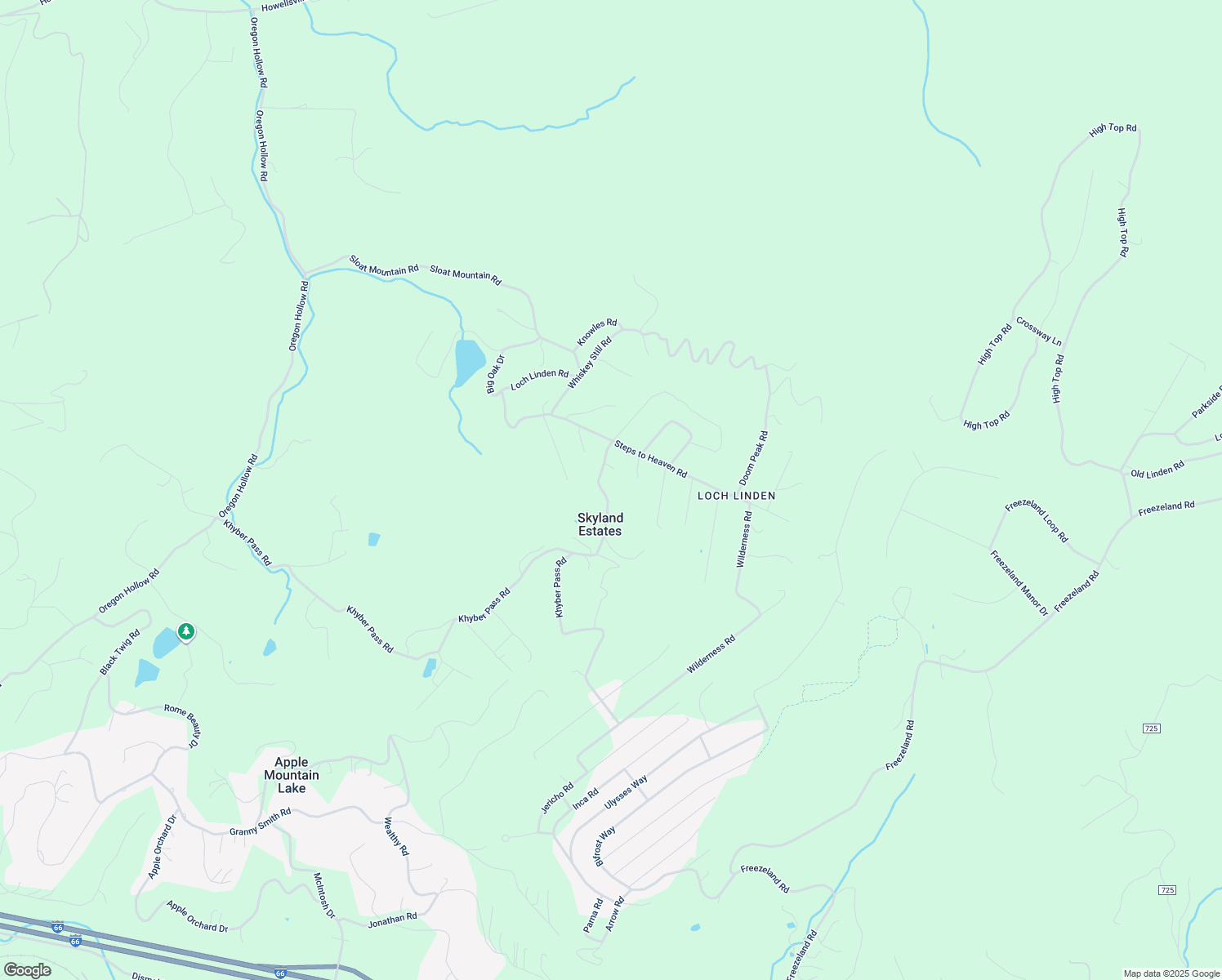 map of restaurants, bars, coffee shops, grocery stores, and more near 260 Lucke Way in Linden