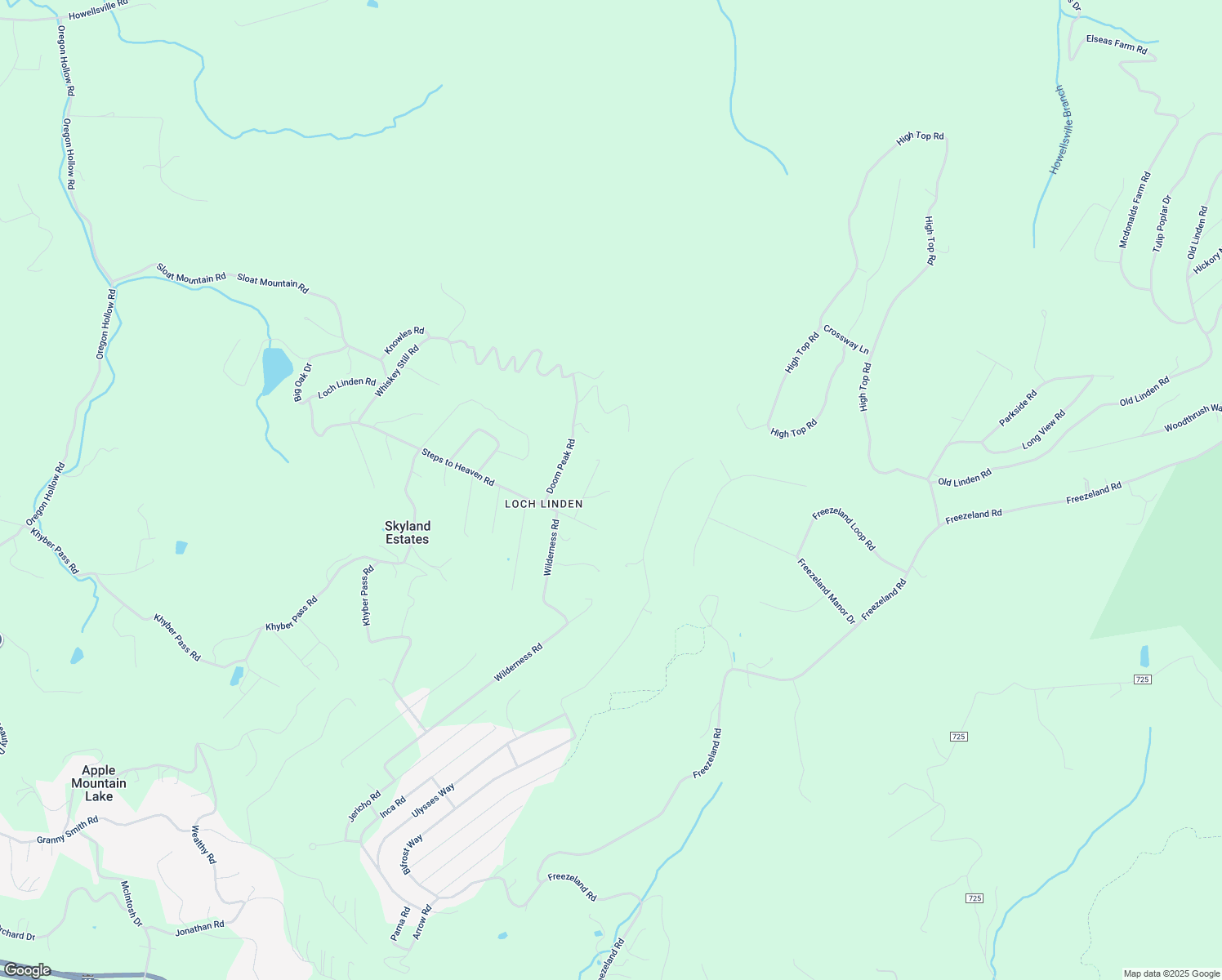 map of restaurants, bars, coffee shops, grocery stores, and more near 112 Baptist Lane in Linden
