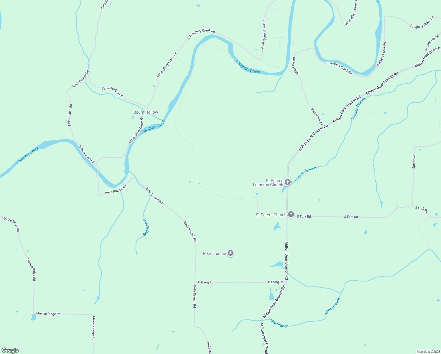 map of restaurants, bars, coffee shops, grocery stores, and more near 4444 Pate Road in Dillsboro