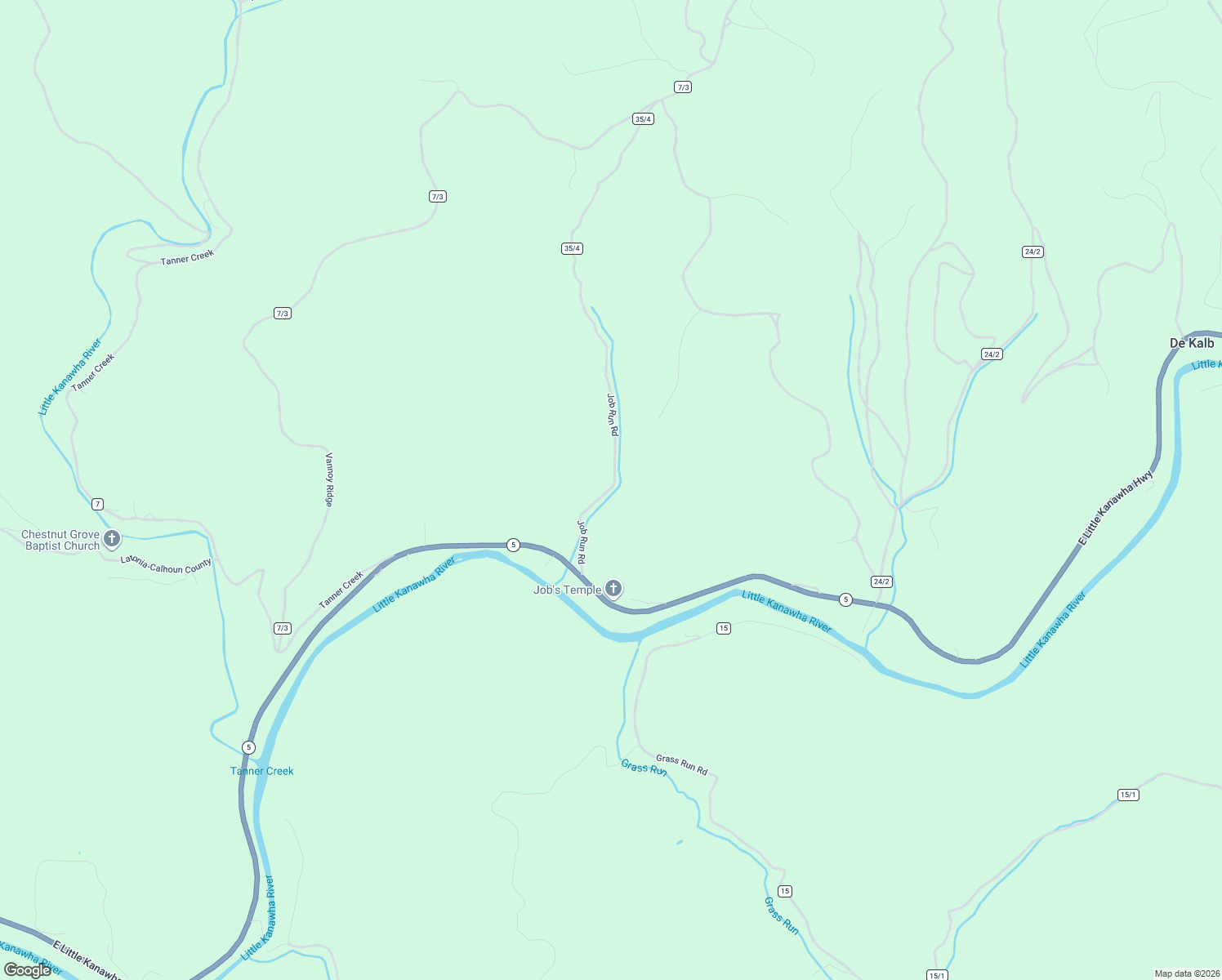 map of restaurants, bars, coffee shops, grocery stores, and more near 310 Job Run Road in Glenville