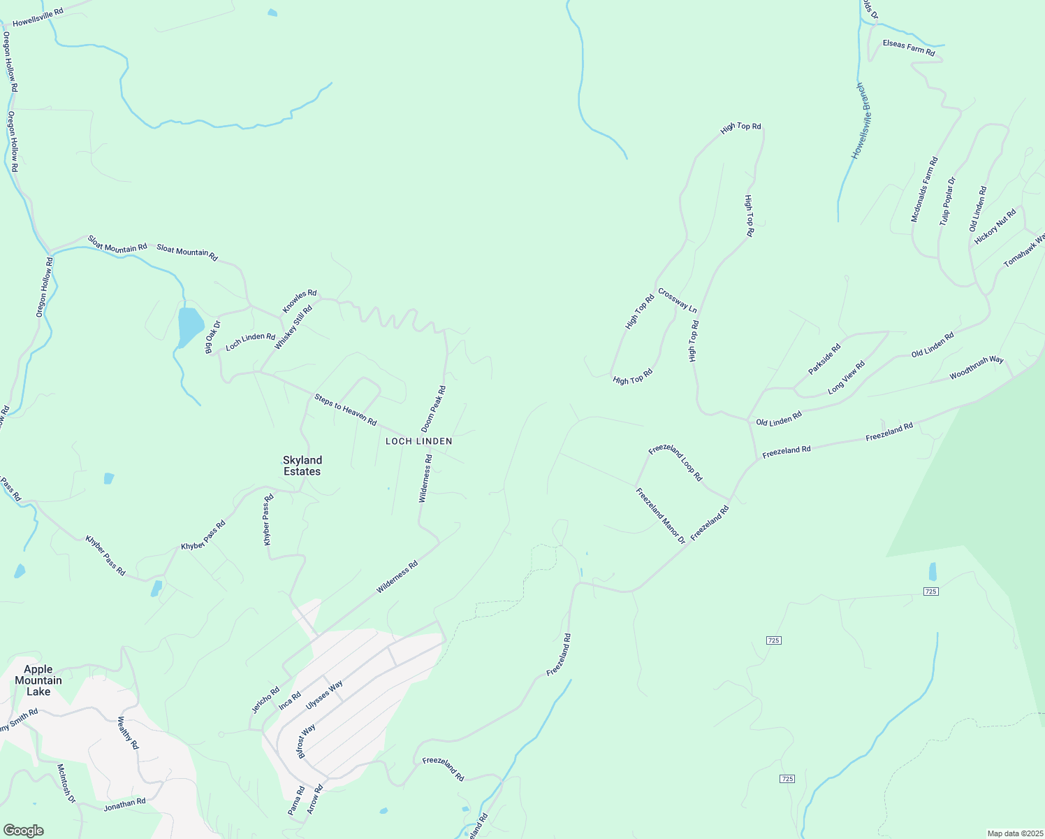 map of restaurants, bars, coffee shops, grocery stores, and more near 845 Luchase Road in Linden