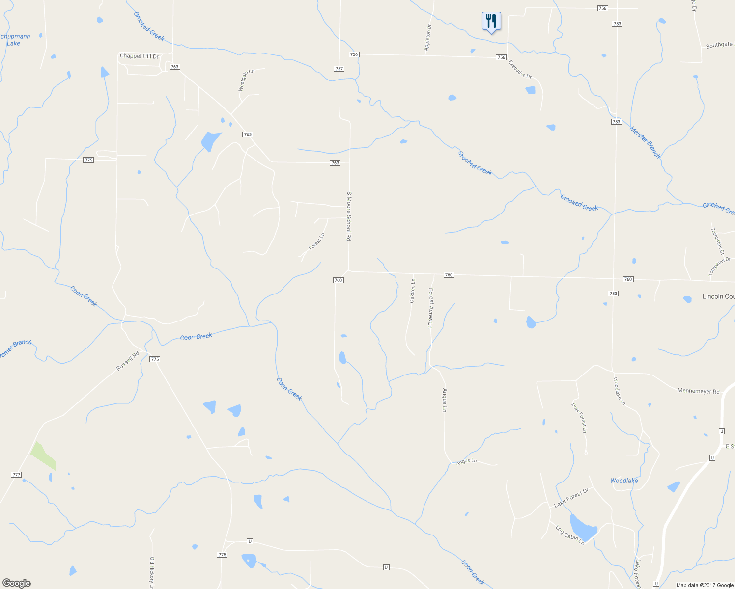 map of restaurants, bars, coffee shops, grocery stores, and more near 572 Pear Tree Road in Troy