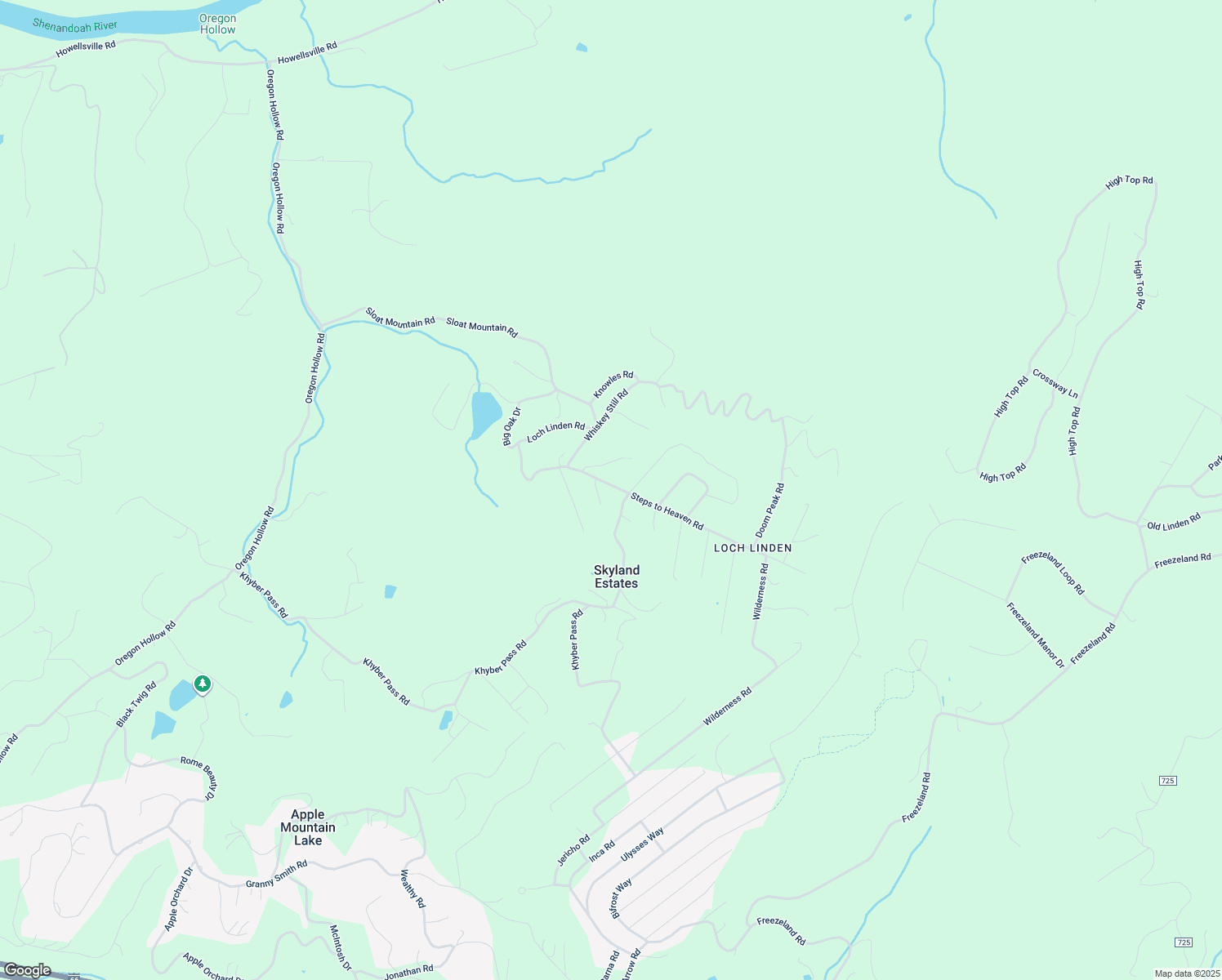 map of restaurants, bars, coffee shops, grocery stores, and more near 164 Steps to Heaven Road in Linden