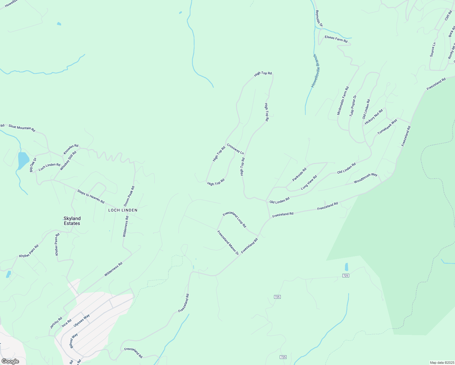 map of restaurants, bars, coffee shops, grocery stores, and more near 2558 High Top Road in Warren County