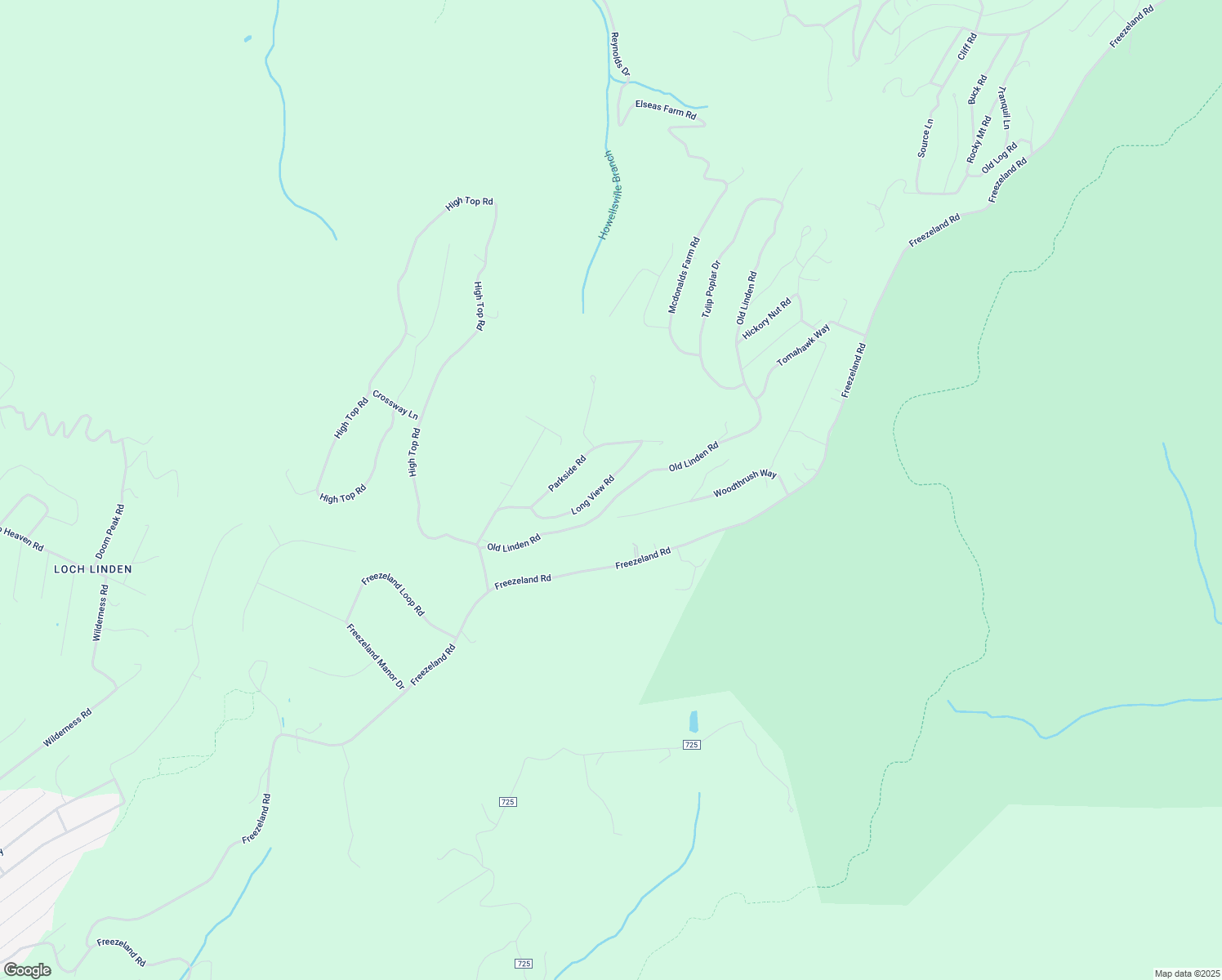 map of restaurants, bars, coffee shops, grocery stores, and more near 244 Long View Road in Linden