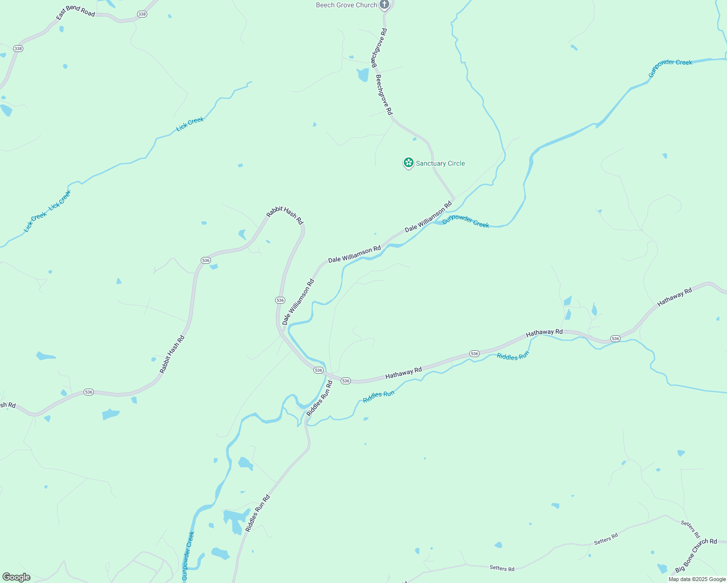 map of restaurants, bars, coffee shops, grocery stores, and more near 9848 Sullivan Road in Union
