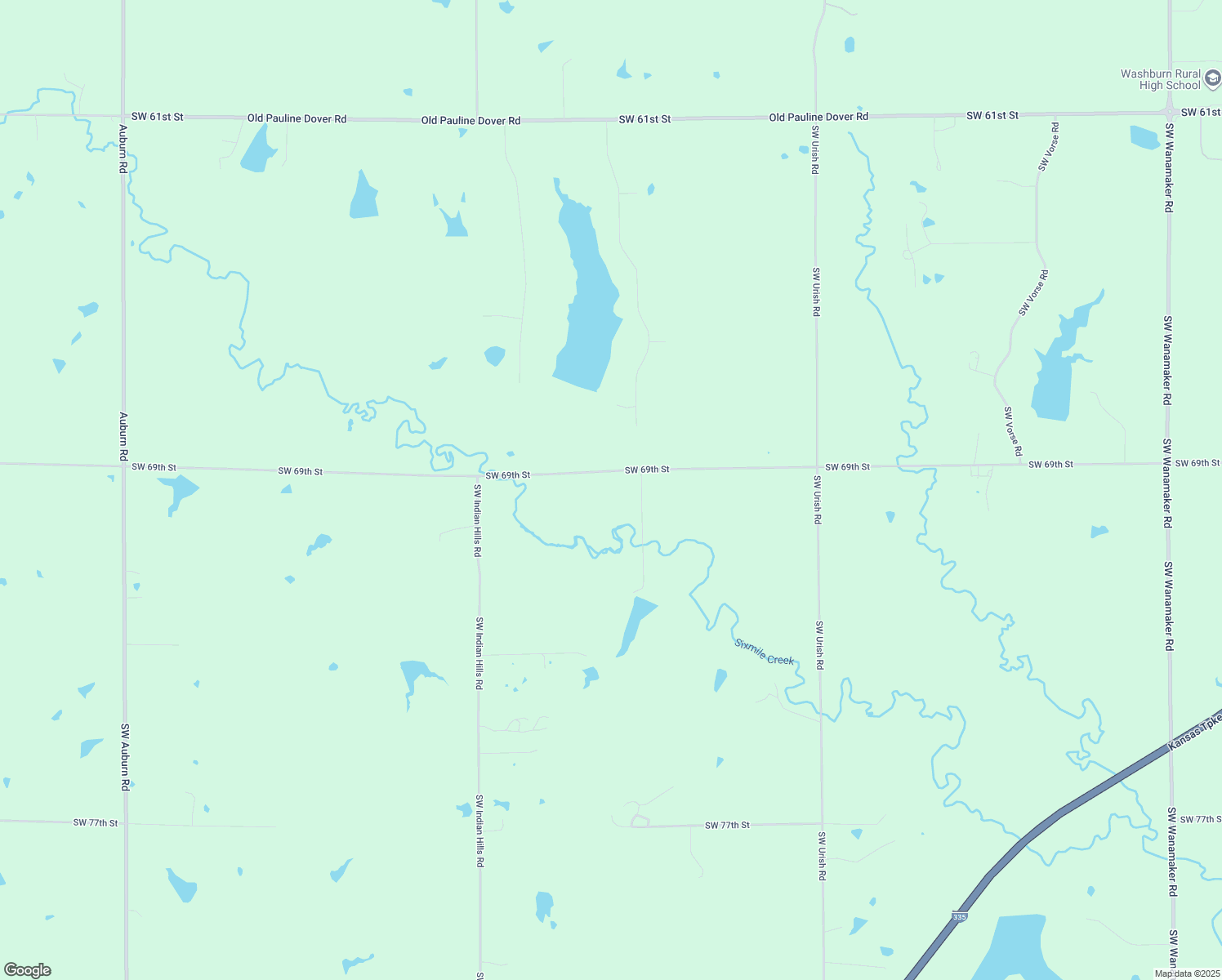 map of restaurants, bars, coffee shops, grocery stores, and more near 7243 Southwest 69th Street in Auburn