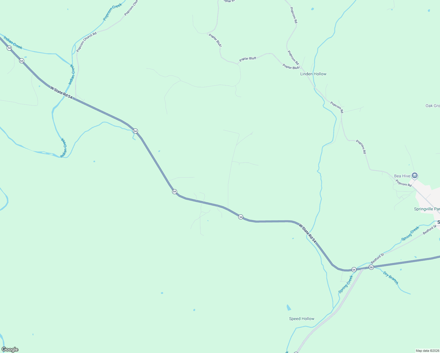 map of restaurants, bars, coffee shops, grocery stores, and more near 291 Phillips Lane in Springville