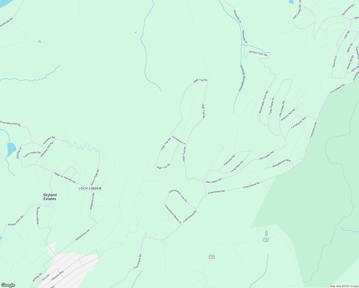 map of restaurants, bars, coffee shops, grocery stores, and more near 601 High Top Road in Linden
