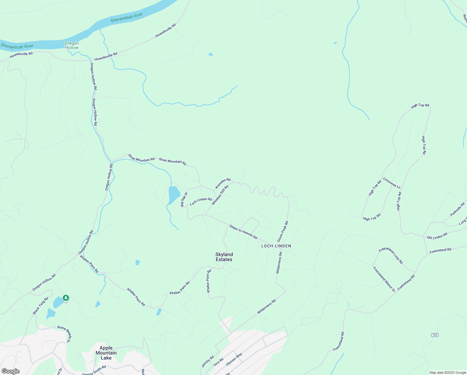 map of restaurants, bars, coffee shops, grocery stores, and more near 306 Whiskey Still Road in Linden