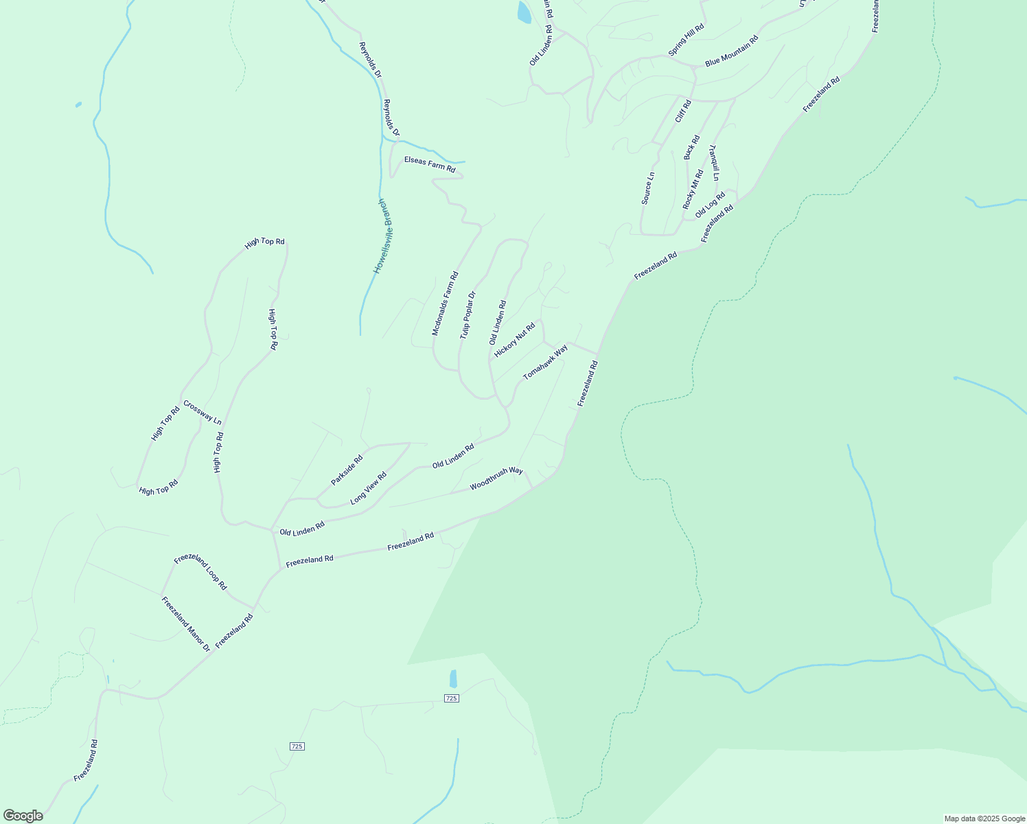 map of restaurants, bars, coffee shops, grocery stores, and more near 944 Old Linden Road in Shenandoah Farms