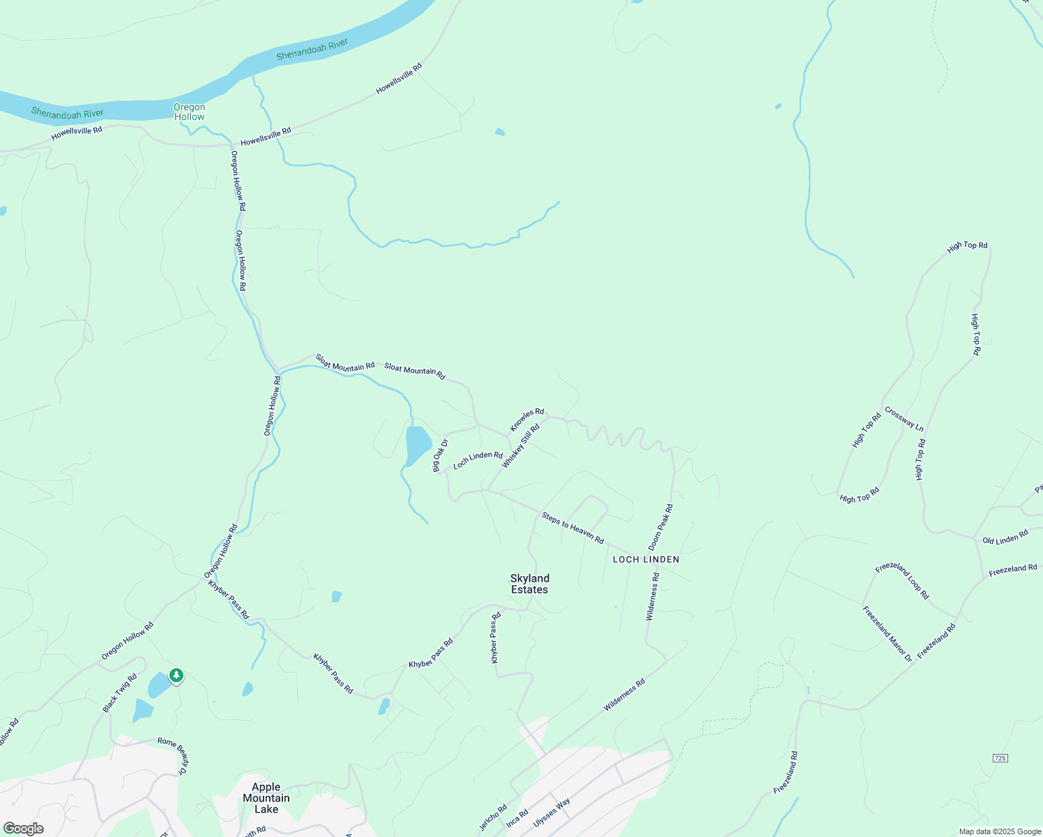map of restaurants, bars, coffee shops, grocery stores, and more near Knowles Road in Warren County