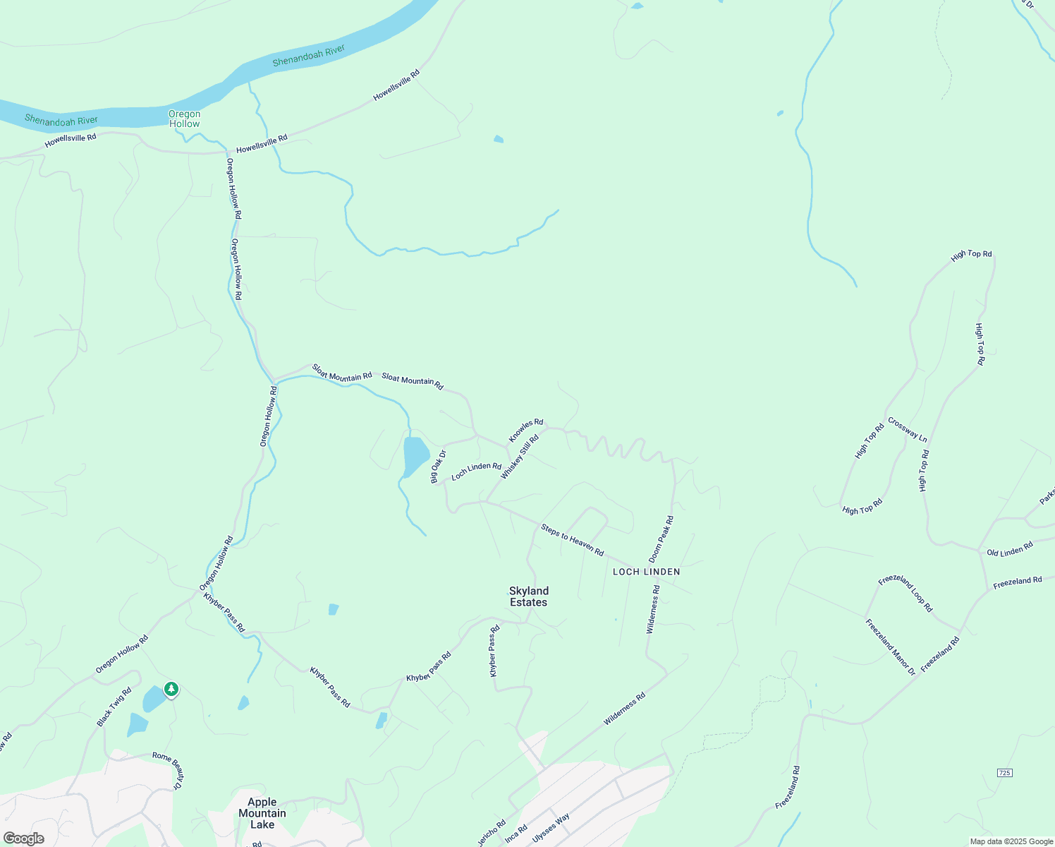 map of restaurants, bars, coffee shops, grocery stores, and more near Knowles Road in Warren County
