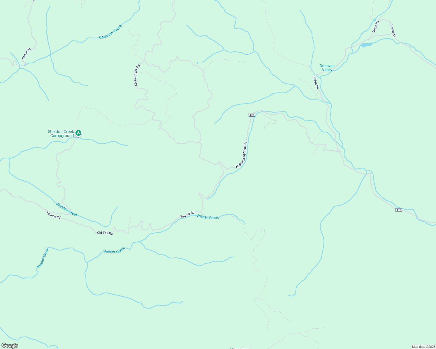 map of restaurants, bars, coffee shops, grocery stores, and more near 10625 Adobe Creek Road in Hopland