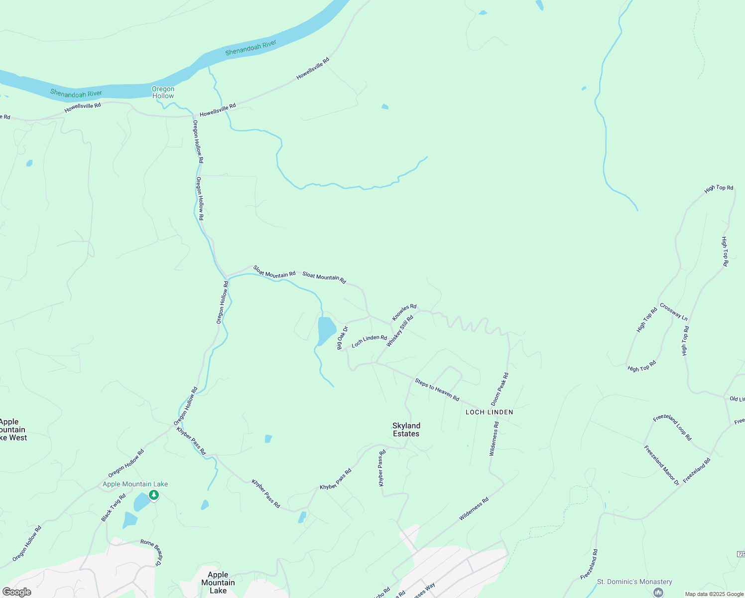 map of restaurants, bars, coffee shops, grocery stores, and more near 755 Sloat Mountain Road in Linden