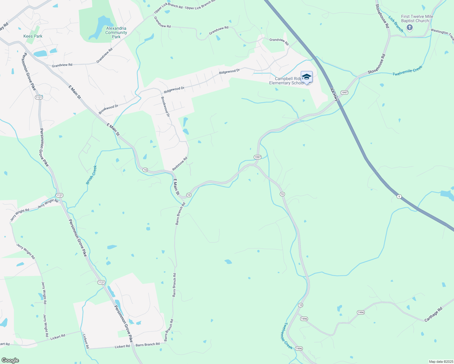 map of restaurants, bars, coffee shops, grocery stores, and more near 9193 Flagg Springs Pike in Alexandria
