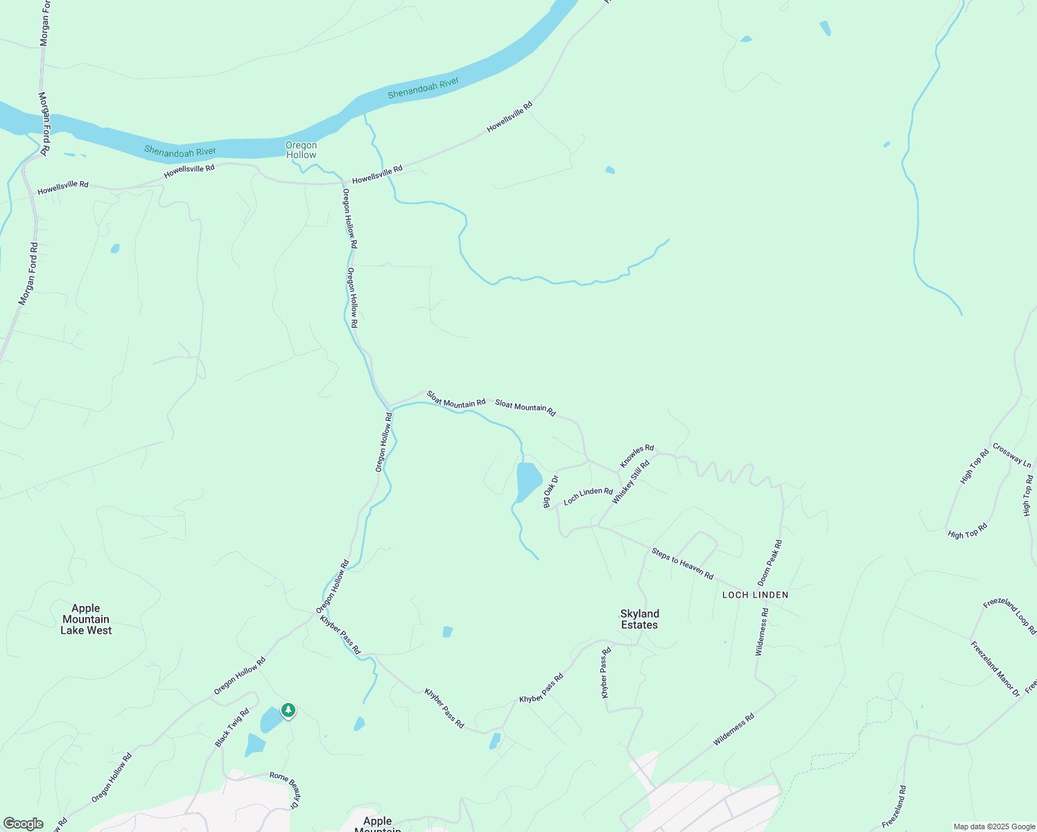 map of restaurants, bars, coffee shops, grocery stores, and more near 482 Sloat Mountain Road in Warren County