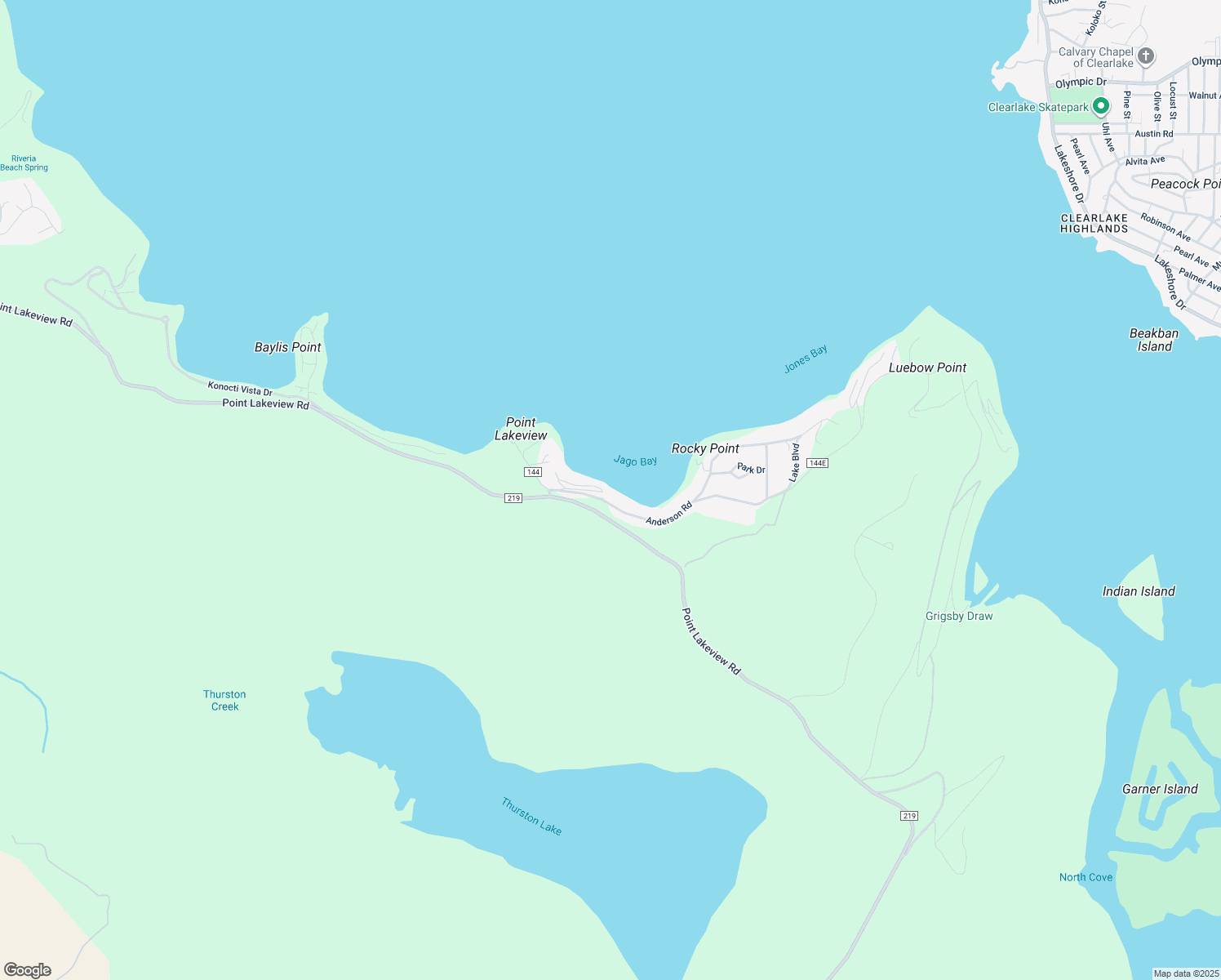 map of restaurants, bars, coffee shops, grocery stores, and more near 12800 Anderson Road in Lower Lake