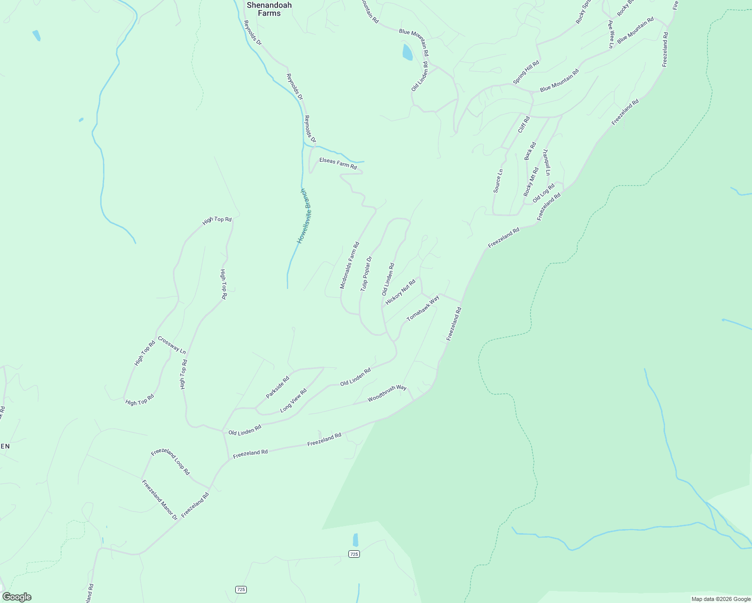 map of restaurants, bars, coffee shops, grocery stores, and more near 260 Tulip Poplar Drive in Linden