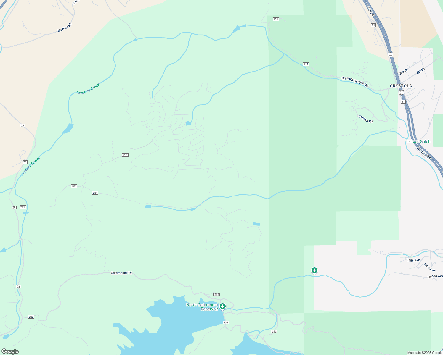 map of restaurants, bars, coffee shops, grocery stores, and more near 262 Arapahoe Drive in Florissant