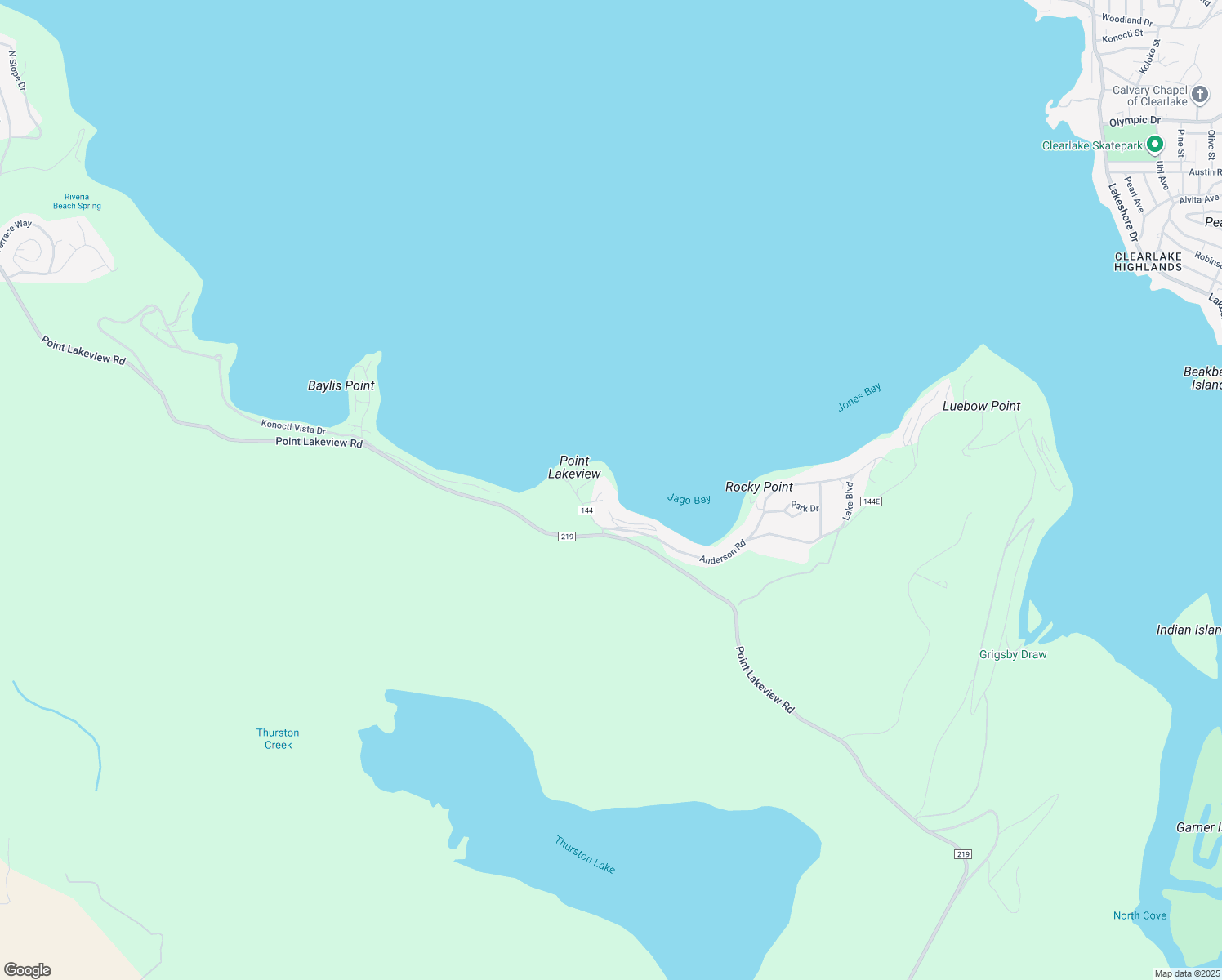 map of restaurants, bars, coffee shops, grocery stores, and more near 5238 Harbor Road in Lower Lake