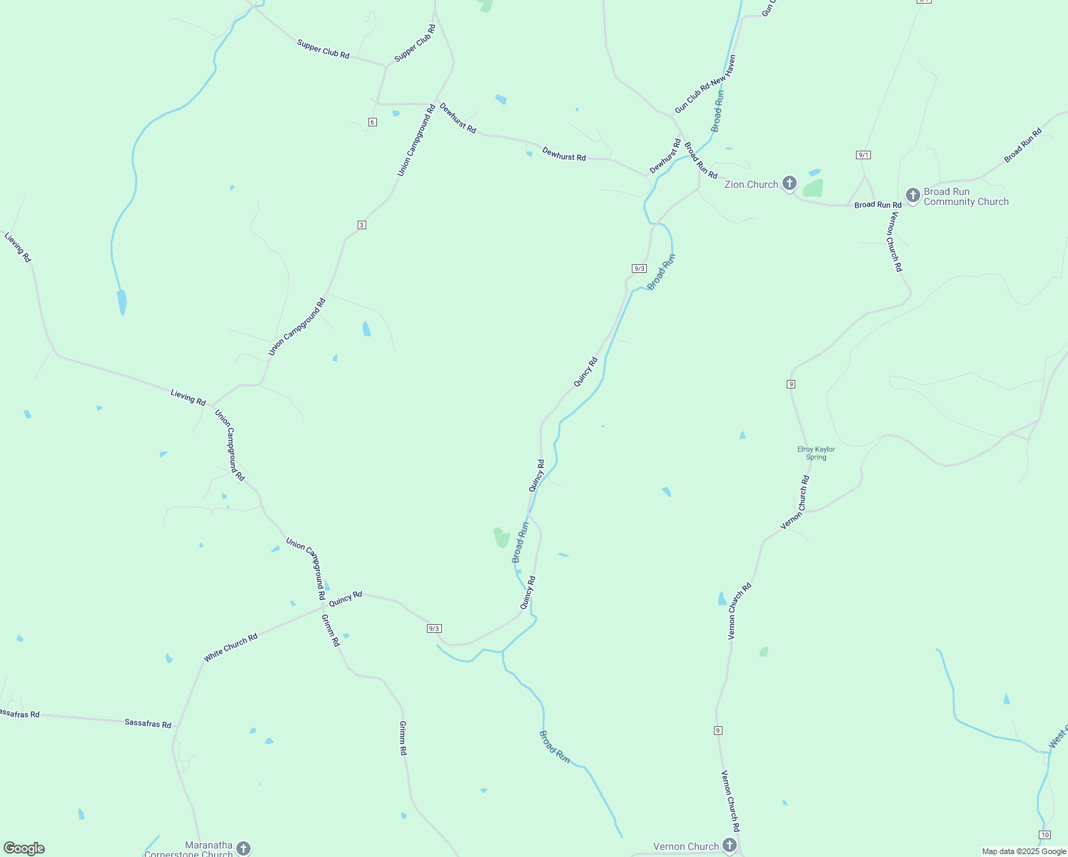 map of restaurants, bars, coffee shops, grocery stores, and more near County Route 9/3 in Mason