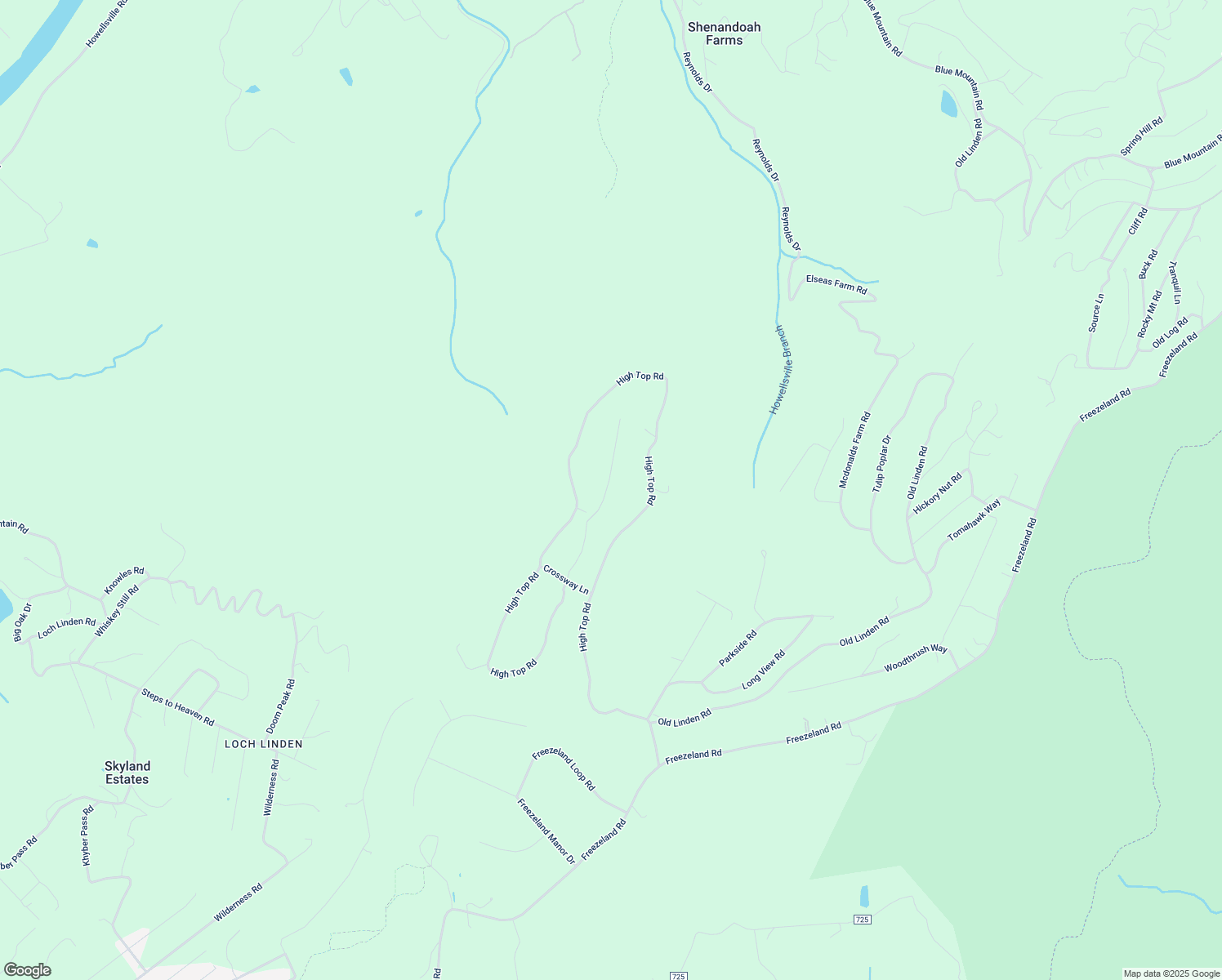 map of restaurants, bars, coffee shops, grocery stores, and more near 292 Freeze Road in Linden