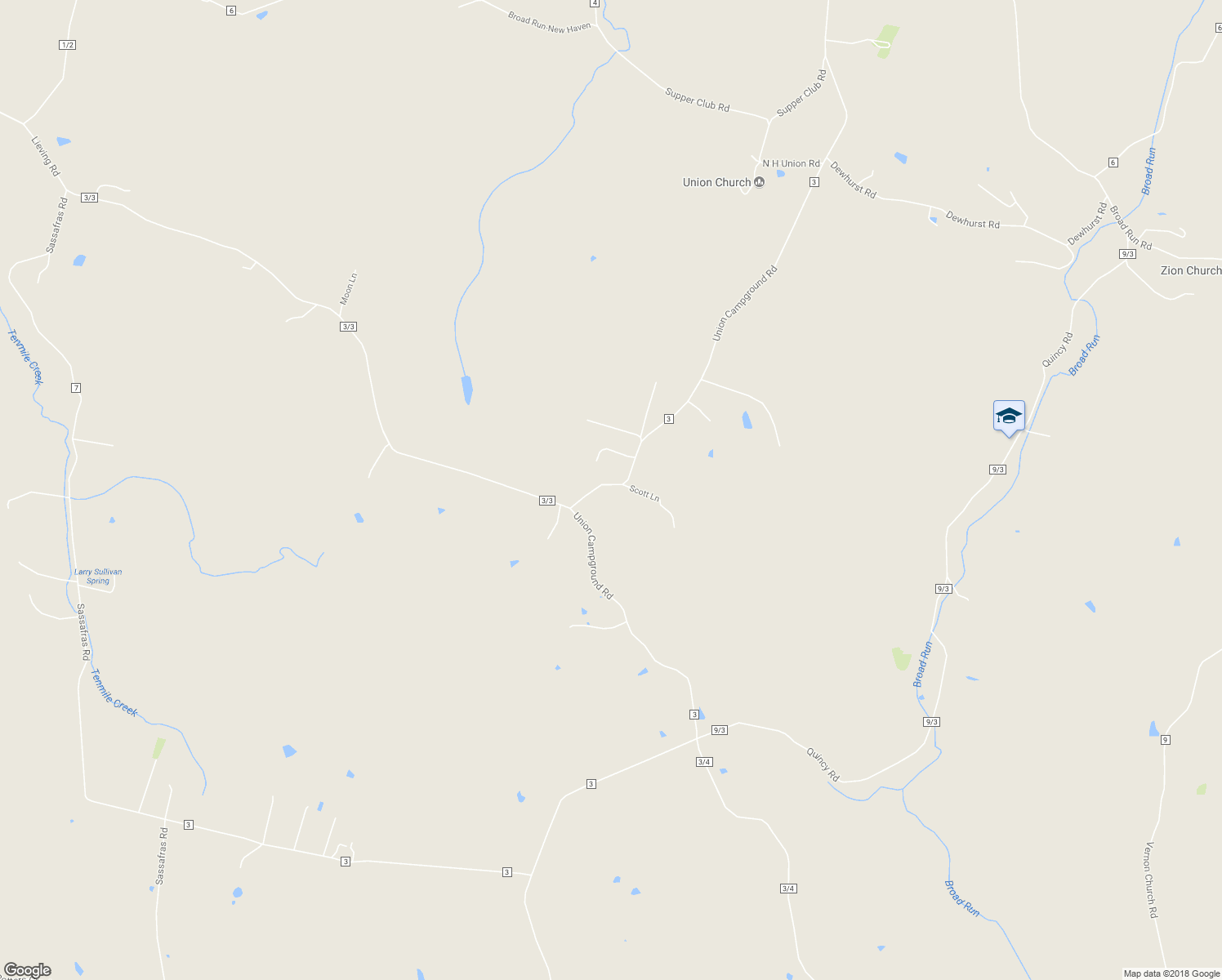 map of restaurants, bars, coffee shops, grocery stores, and more near 6155 Union Campground Road in Letart