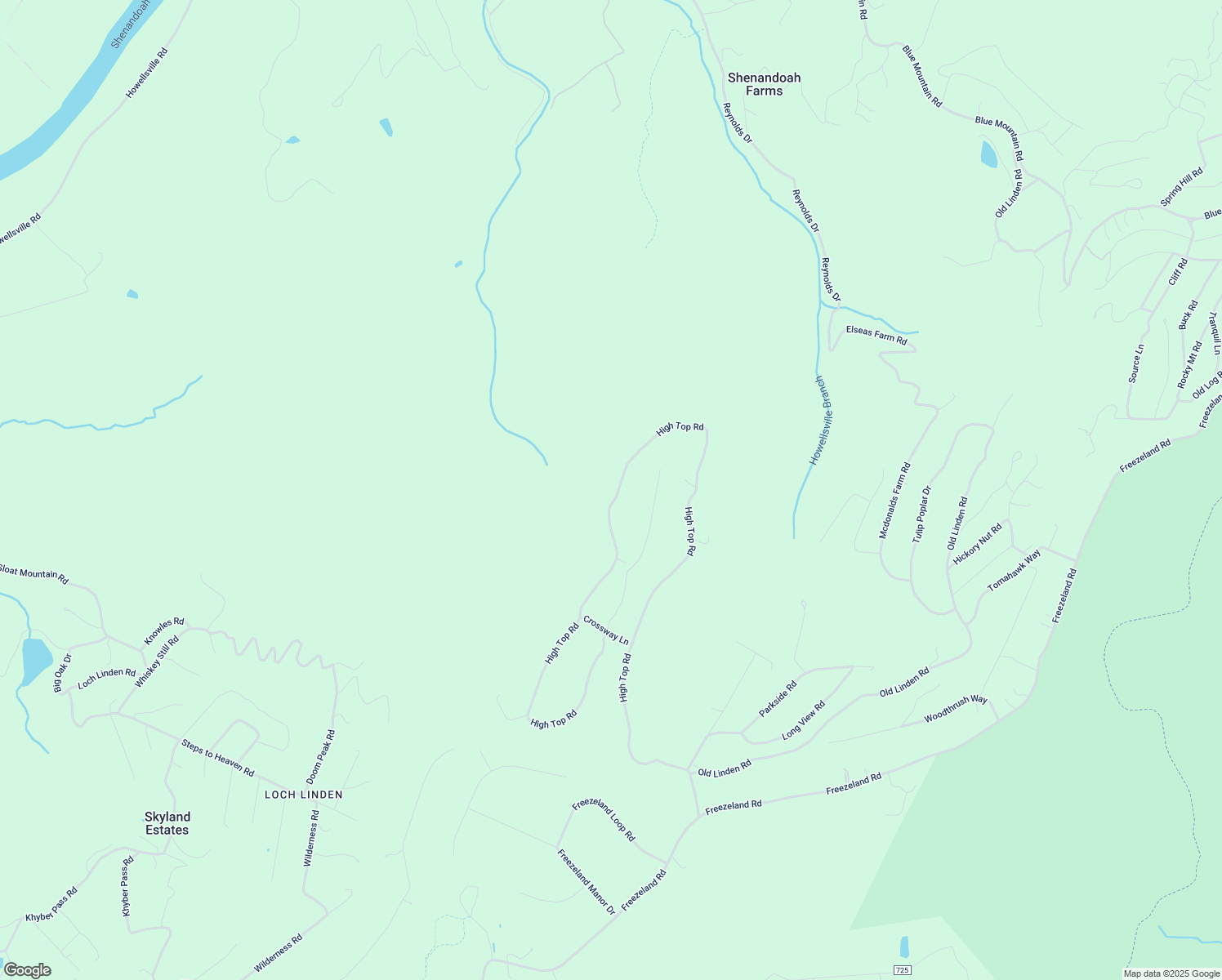 map of restaurants, bars, coffee shops, grocery stores, and more near 1664 High Top Road in Linden