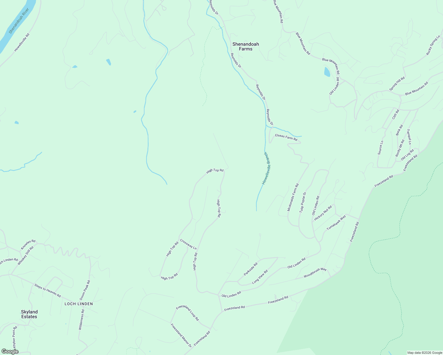 map of restaurants, bars, coffee shops, grocery stores, and more near 1339 High Top Road in Linden
