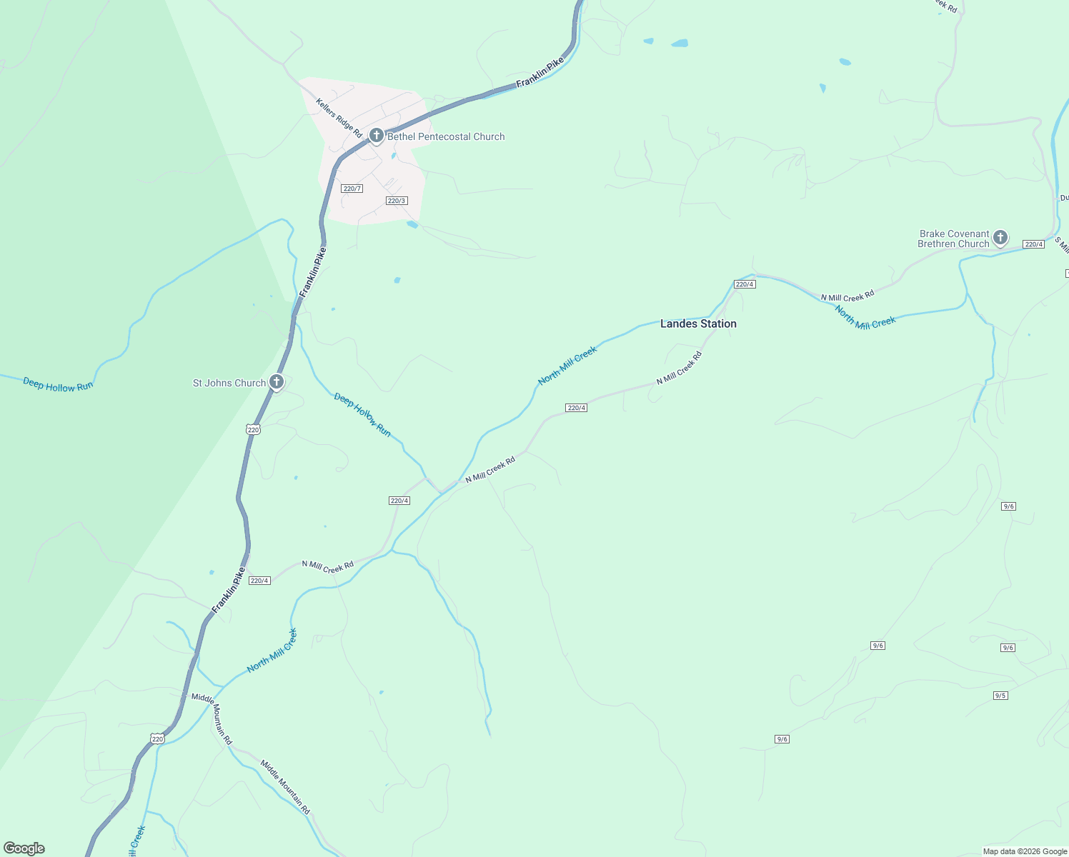 map of restaurants, bars, coffee shops, grocery stores, and more near 1968 North Mill Creek Road in Petersburg