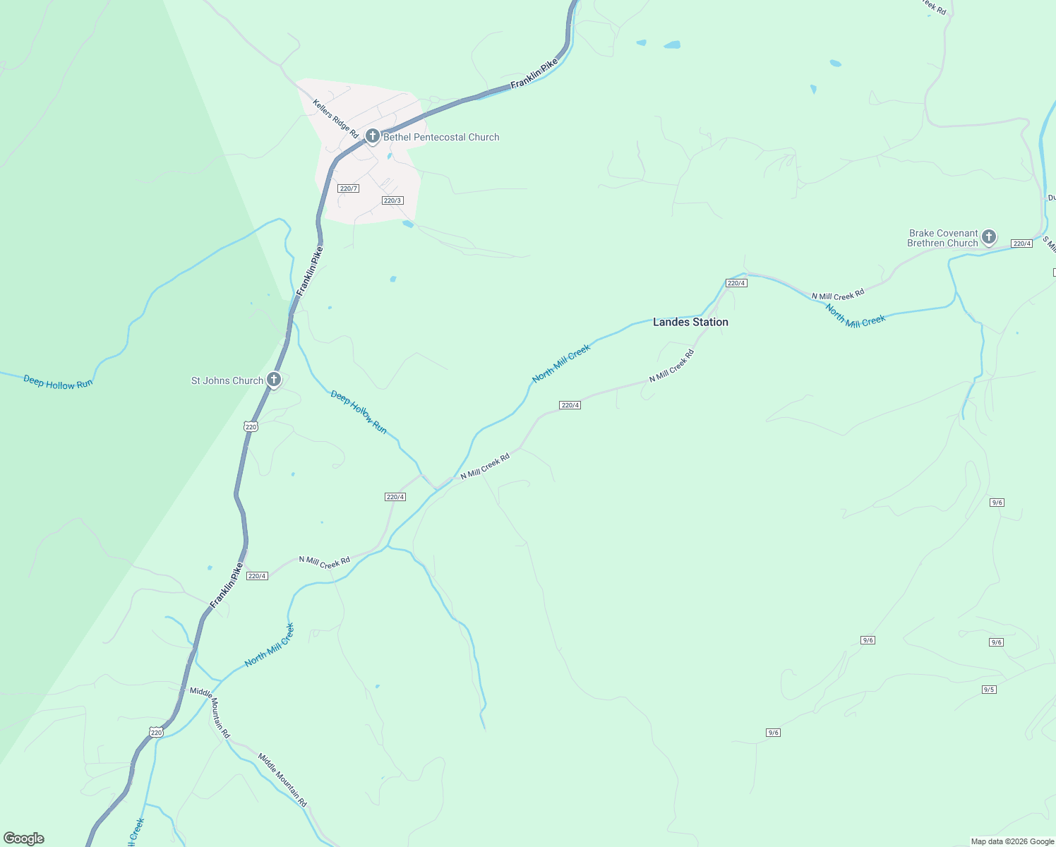 map of restaurants, bars, coffee shops, grocery stores, and more near 1968 North Mill Creek Road in Petersburg