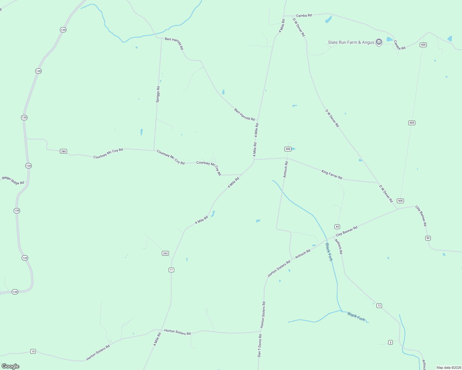 map of restaurants, bars, coffee shops, grocery stores, and more near 4205 4 Mile Road in Jackson