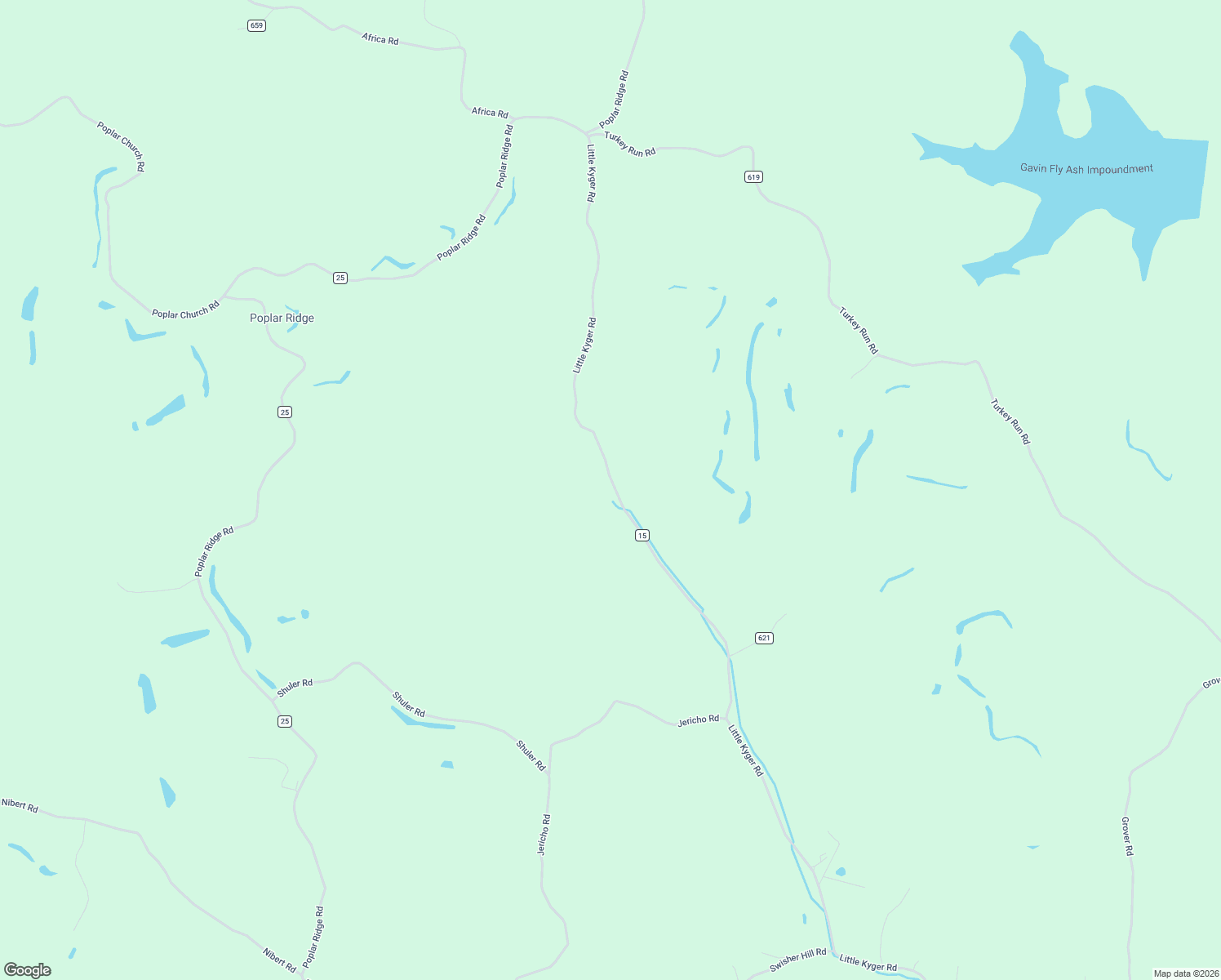 map of restaurants, bars, coffee shops, grocery stores, and more near 4607 Little Kyger Road in Cheshire