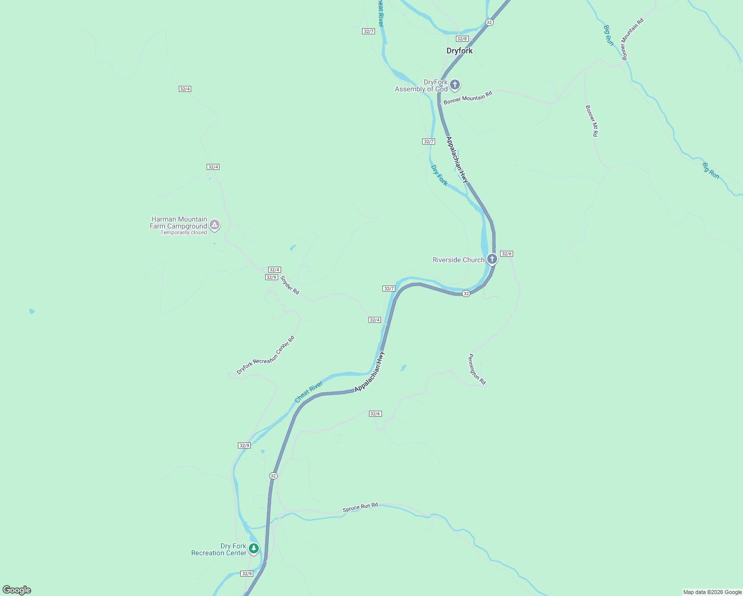 map of restaurants, bars, coffee shops, grocery stores, and more near 32 1 Snyder Road in Harman