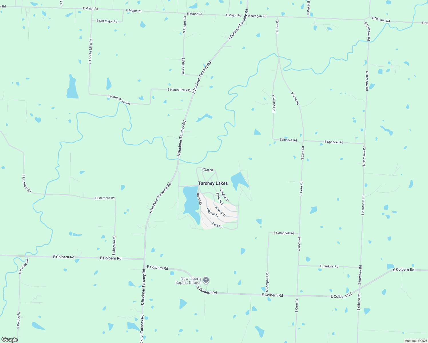 map of restaurants, bars, coffee shops, grocery stores, and more near 1527 Sunrise Drive in Oak Grove