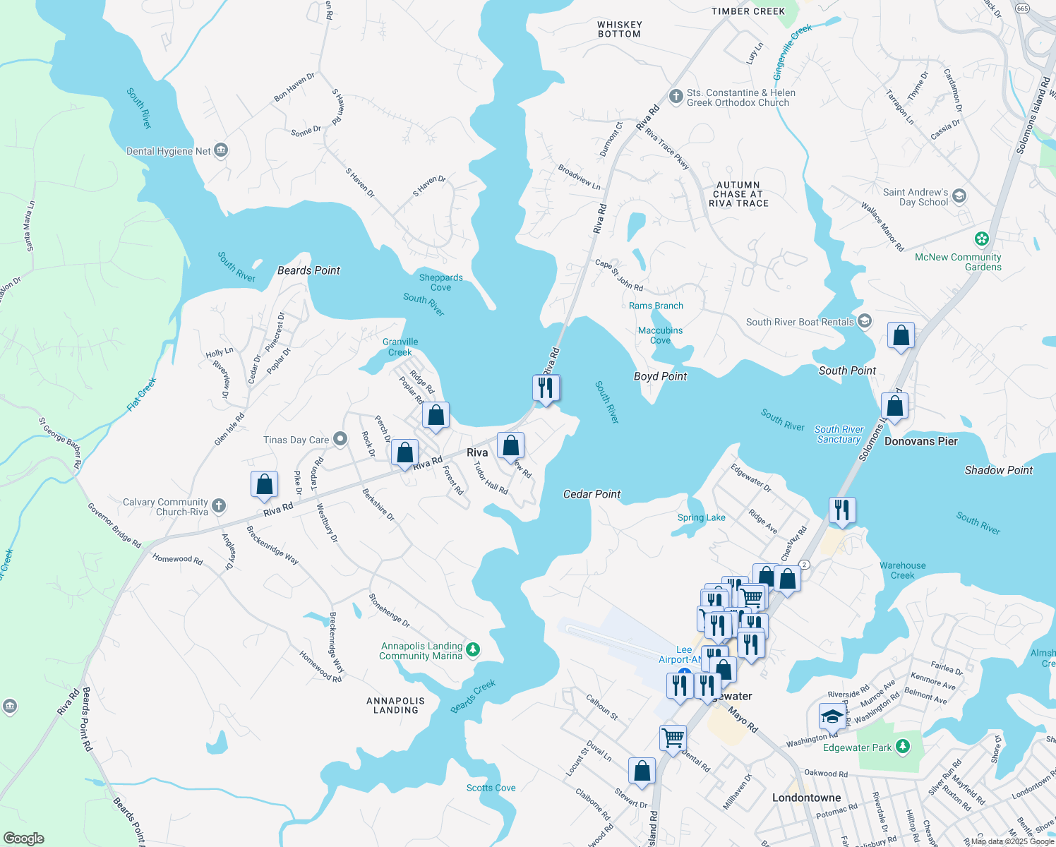 Old Riva Road, Riva MD Walk Score