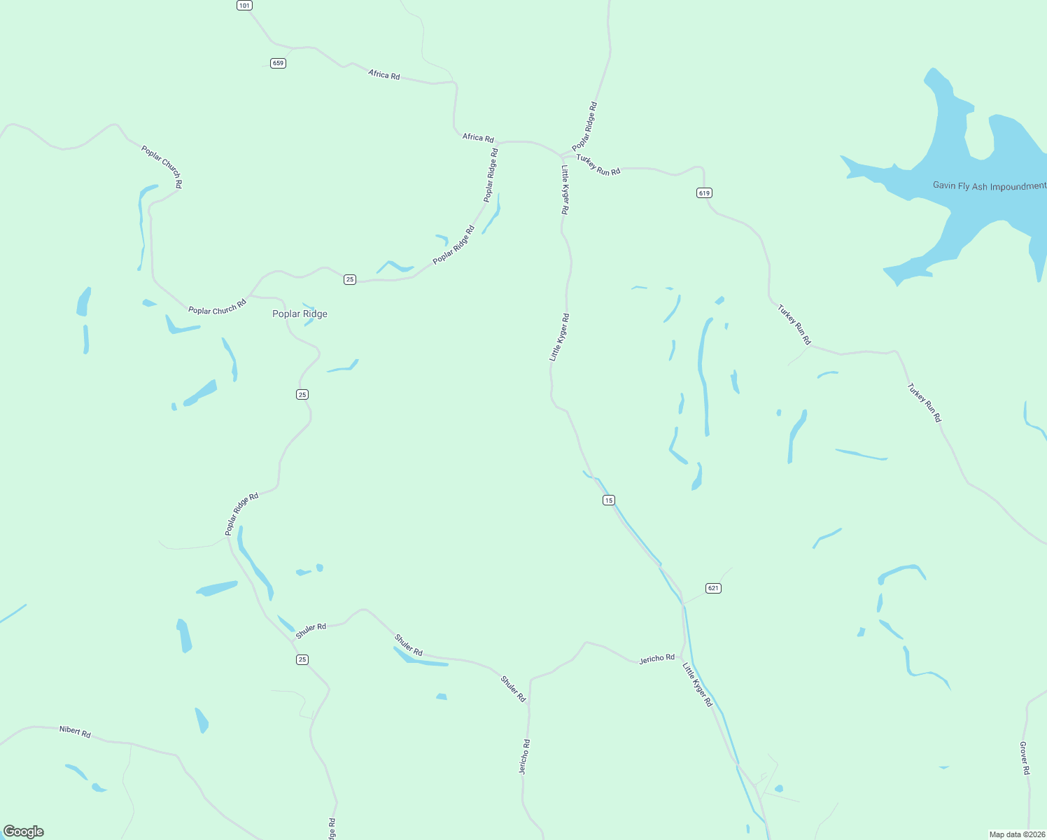 map of restaurants, bars, coffee shops, grocery stores, and more near in Kyger